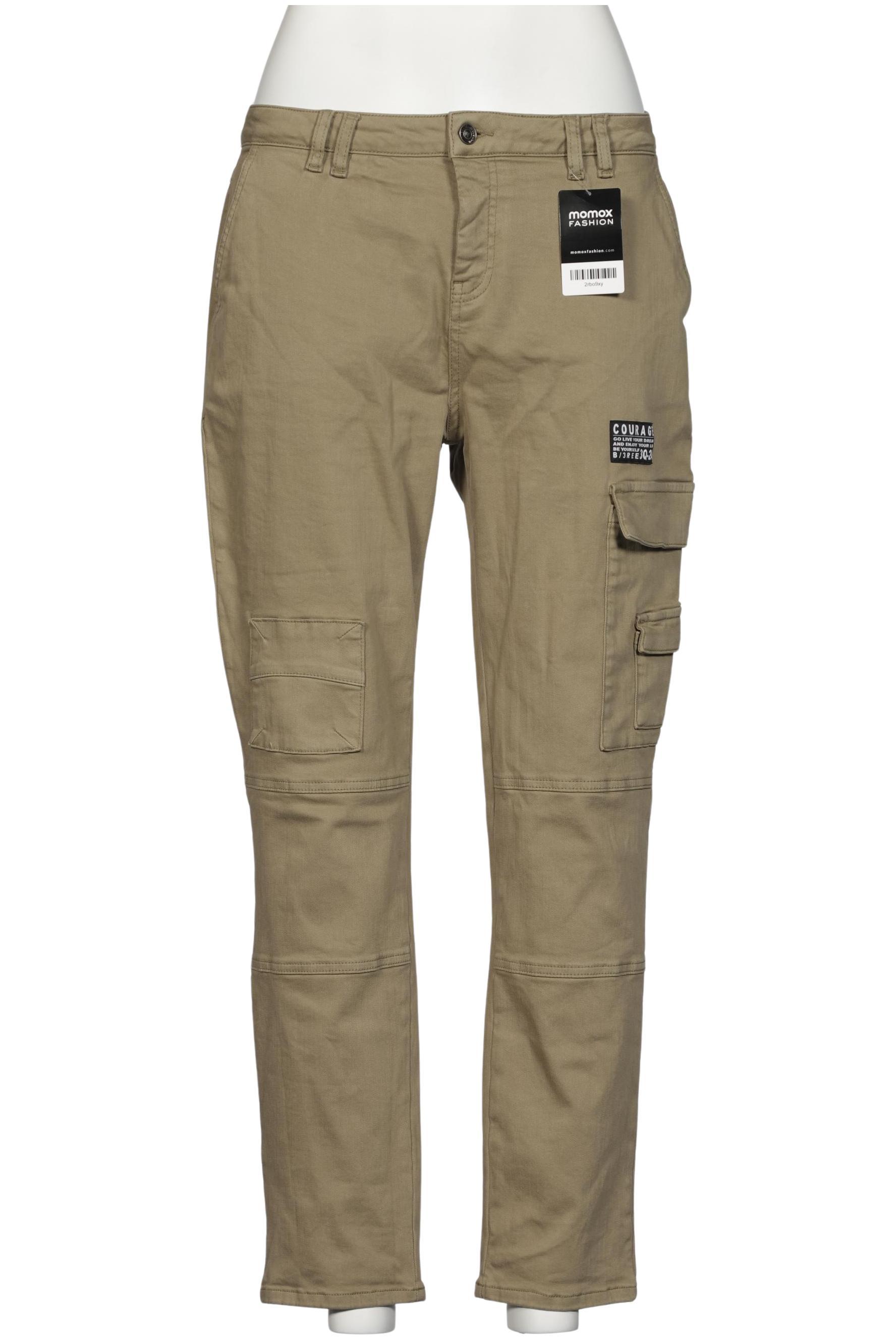 

monari Damen Stoffhose, beige, Gr. 42