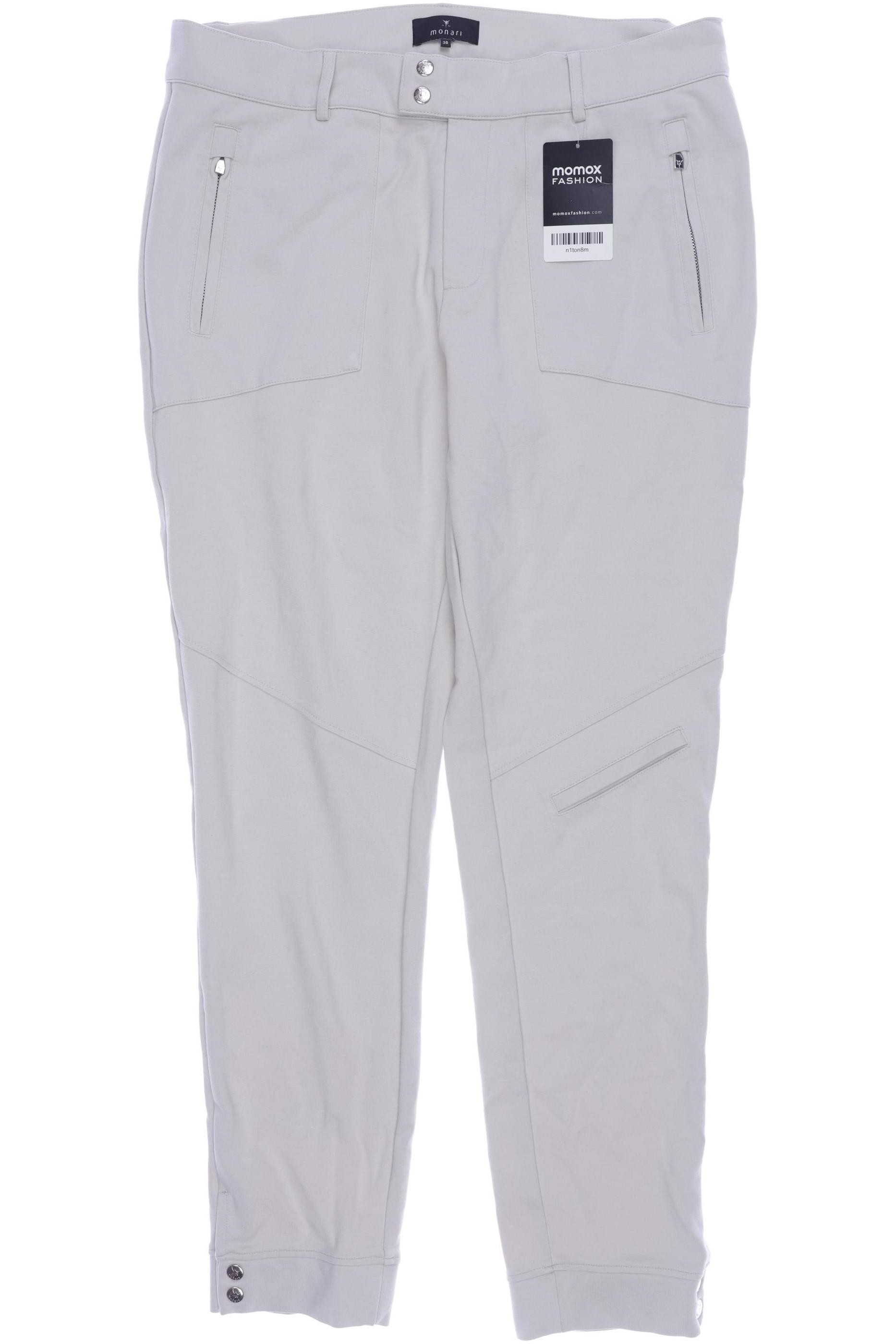 

monari Damen Stoffhose, beige, Gr. 38