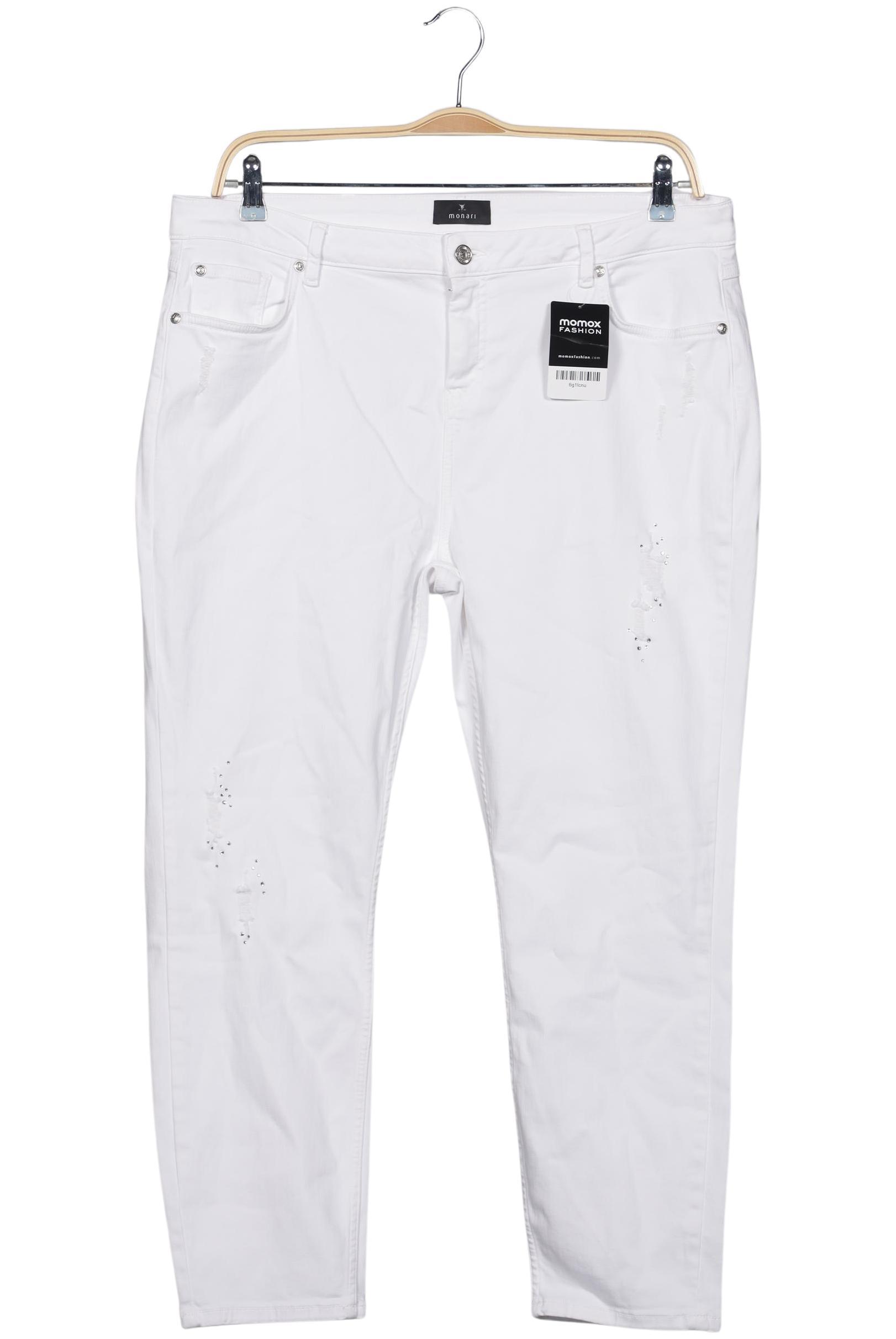 

monari Damen Stoffhose, weiß, Gr. 46