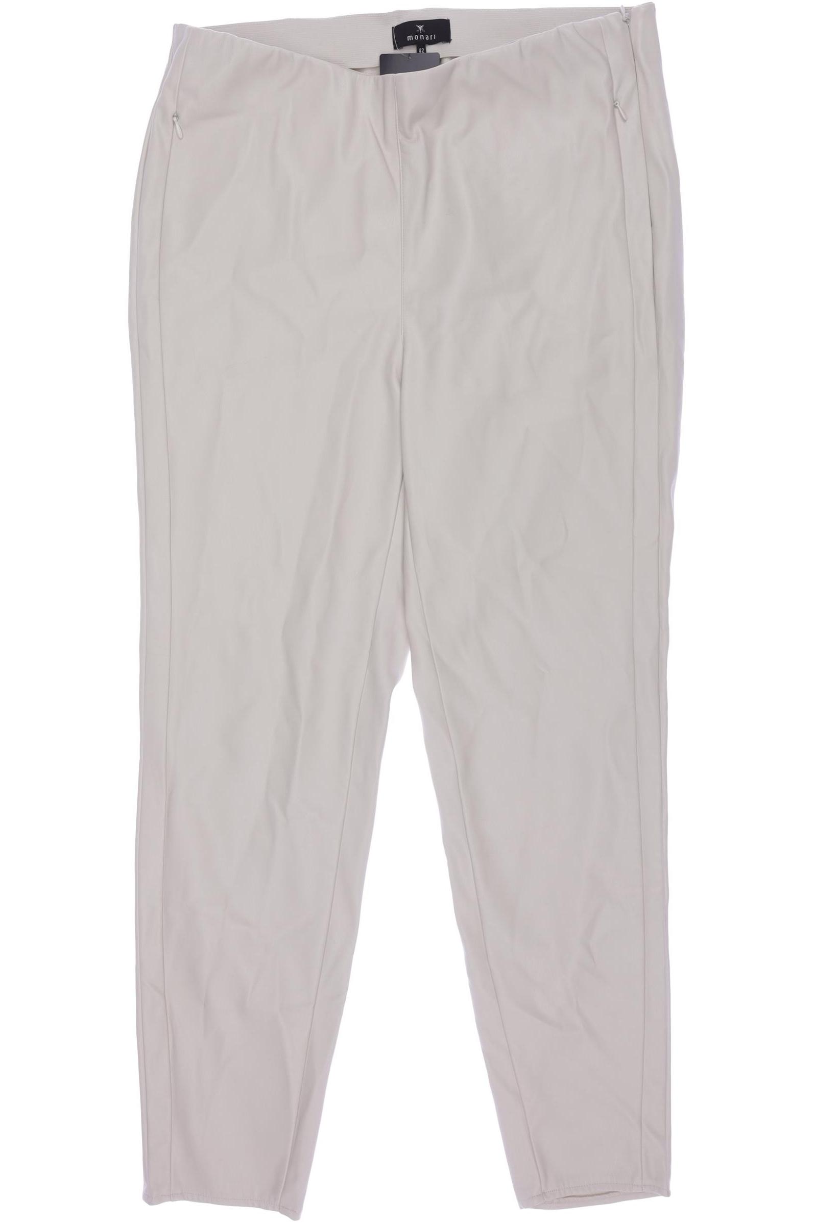 

monari Damen Stoffhose, weiß, Gr. 42