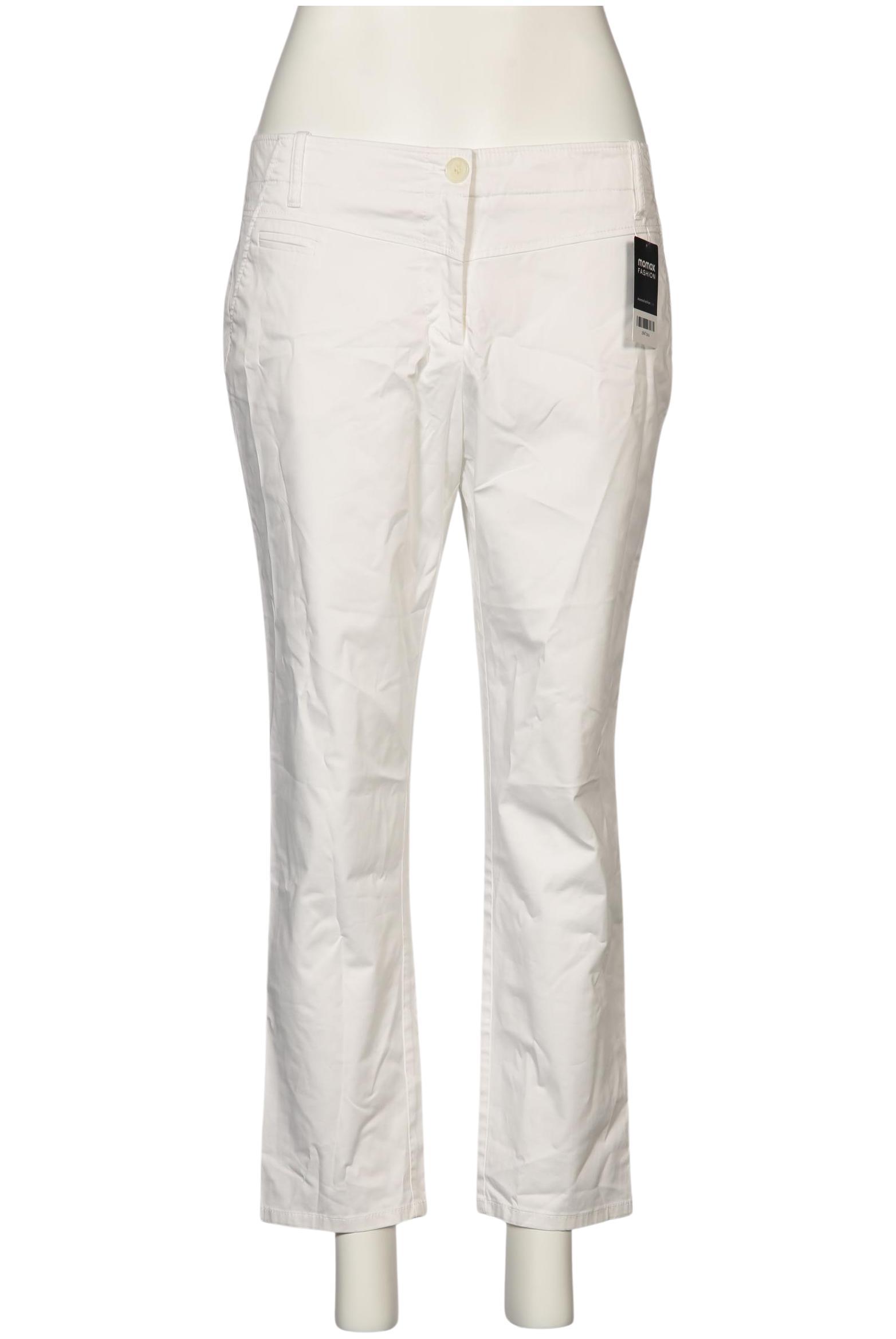 

monari Damen Stoffhose, weiß, Gr. 42