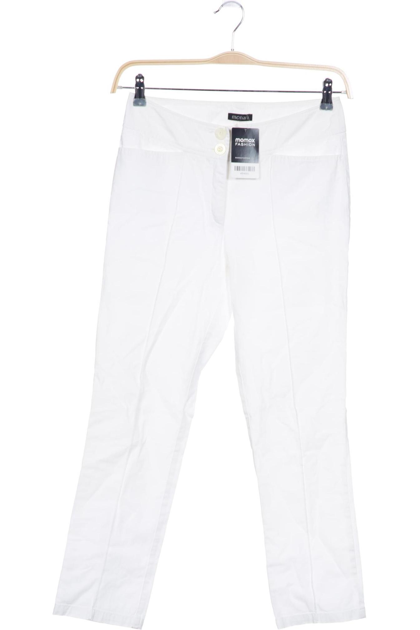 

monari Damen Stoffhose, weiß, Gr. 36