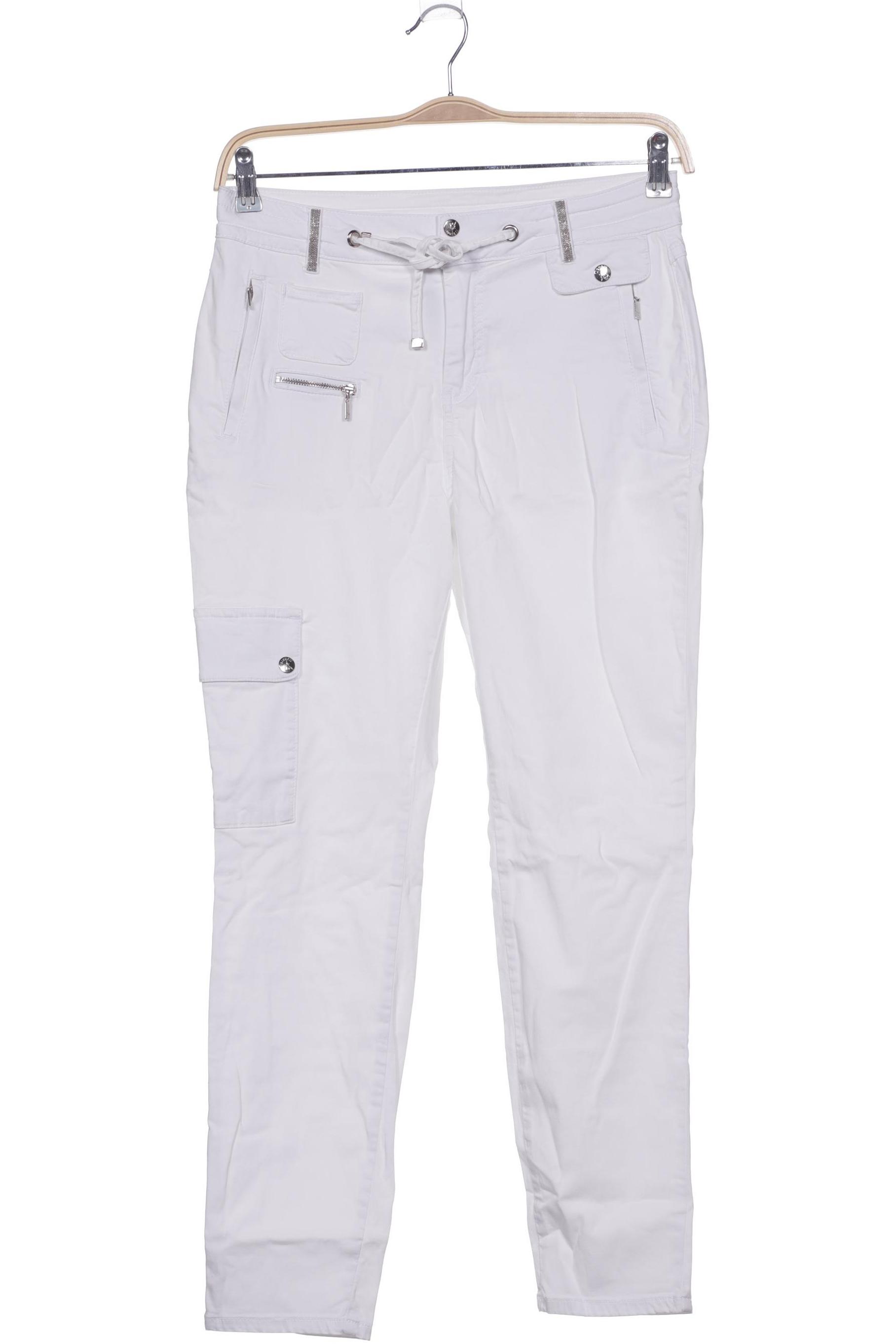 

monari Damen Stoffhose, weiß, Gr. 36