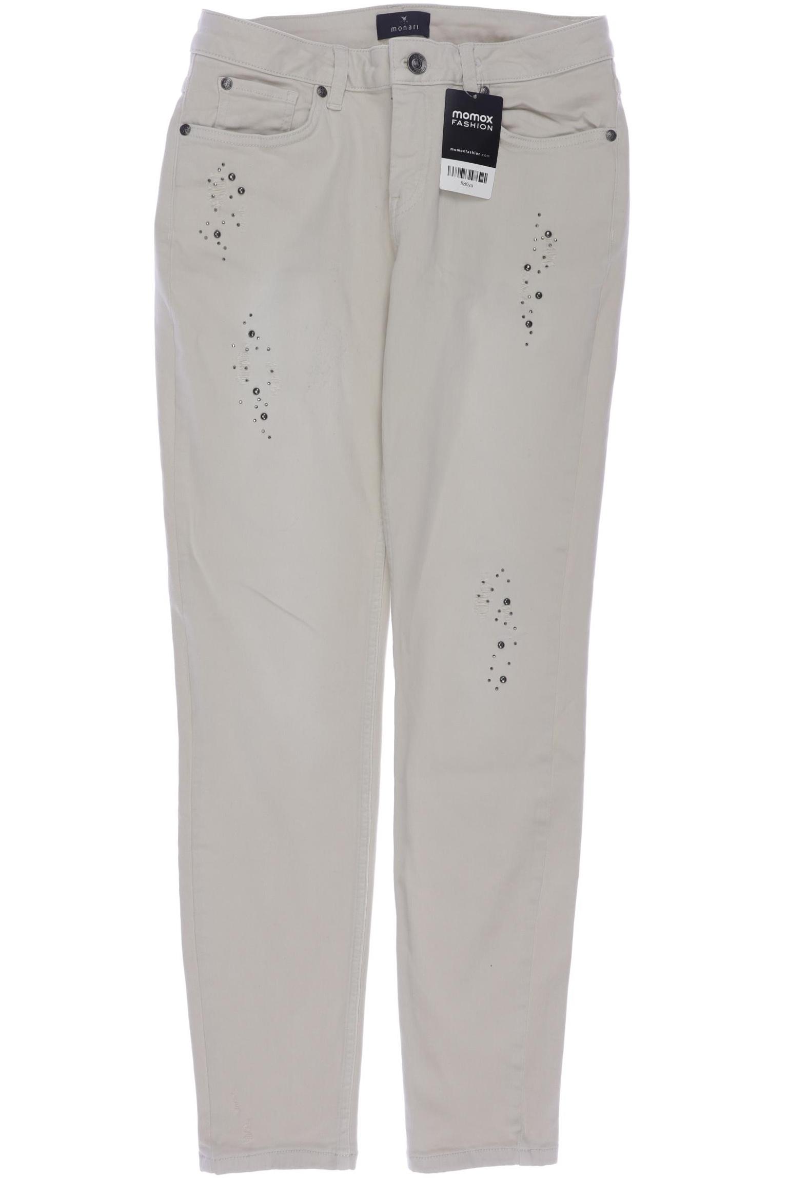 

monari Damen Stoffhose, beige, Gr. 38