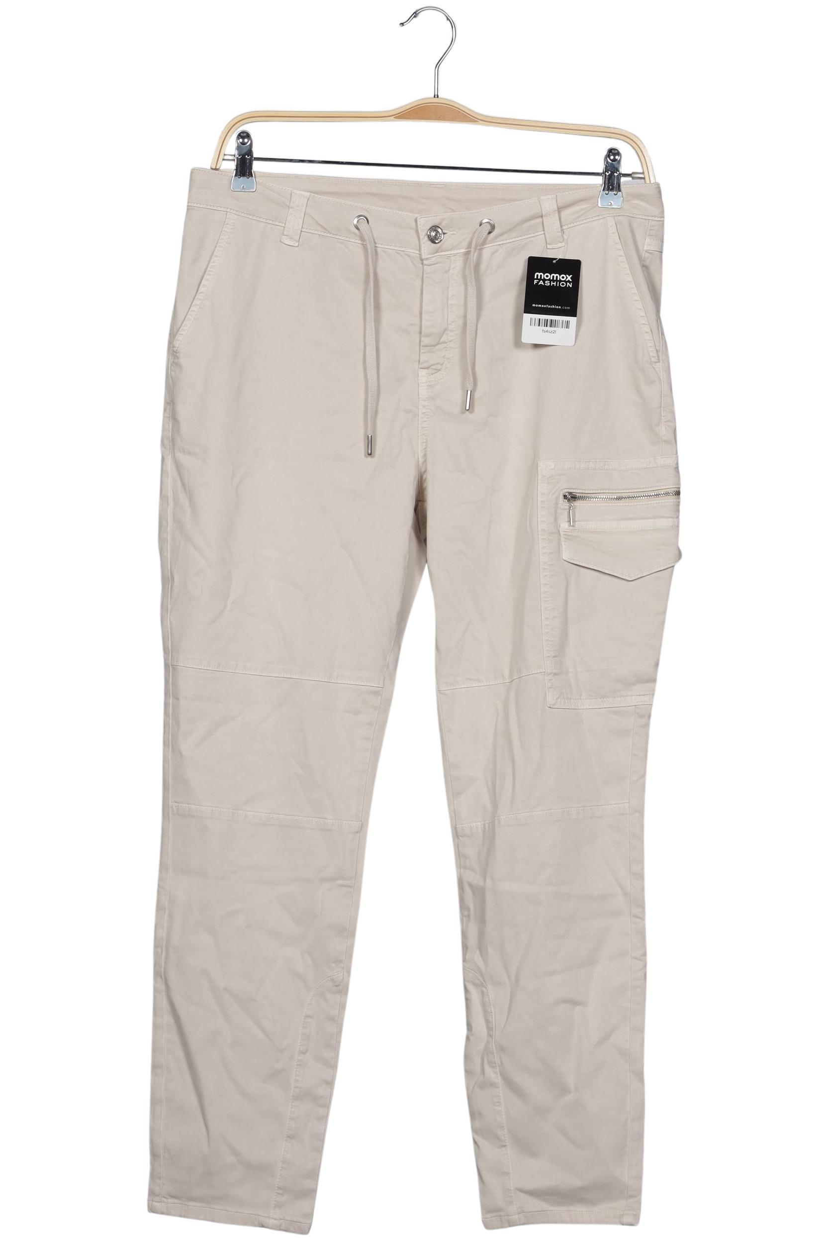 

monari Damen Stoffhose, cremeweiß, Gr. 42