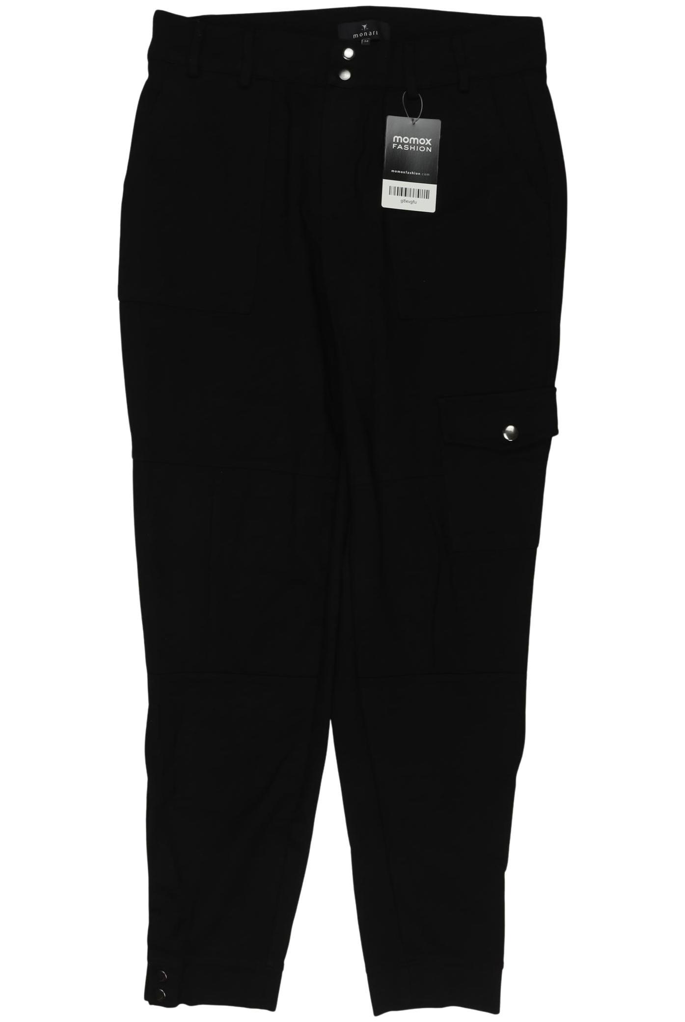 

monari Damen Stoffhose, schwarz, Gr. 34