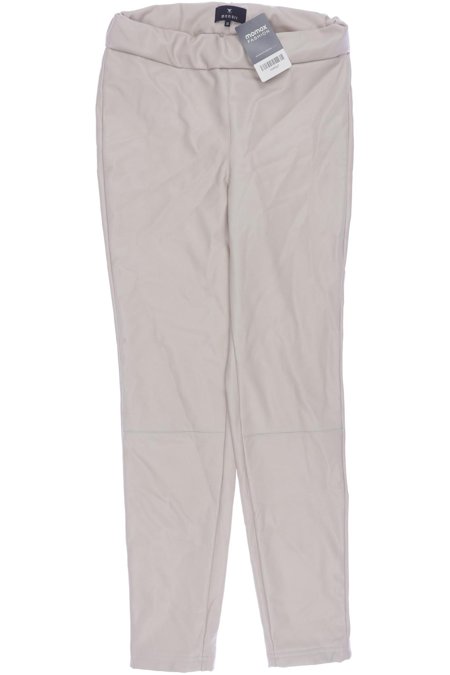 

monari Damen Stoffhose, cremeweiß, Gr. 36