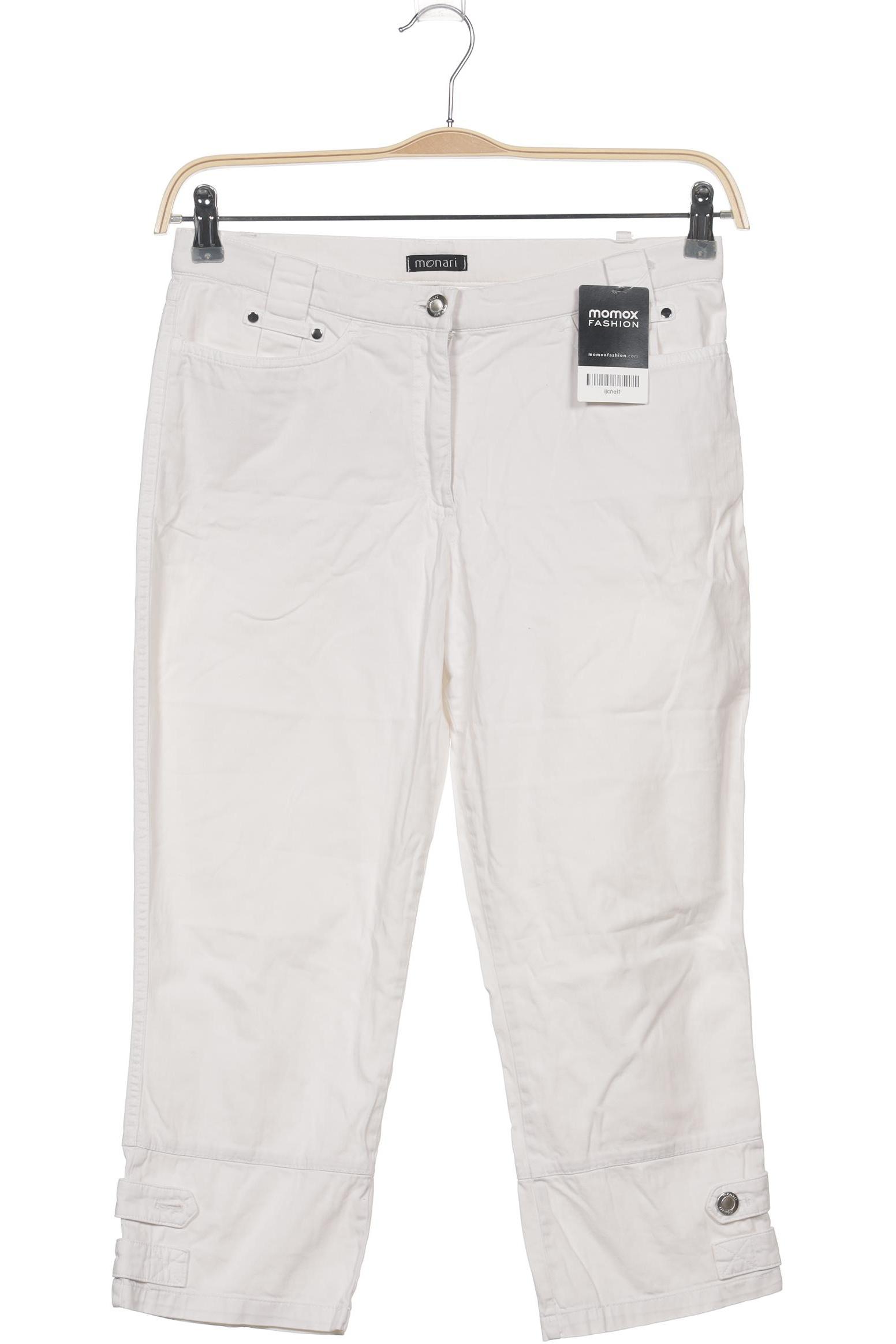 

monari Damen Stoffhose, weiß, Gr. 28