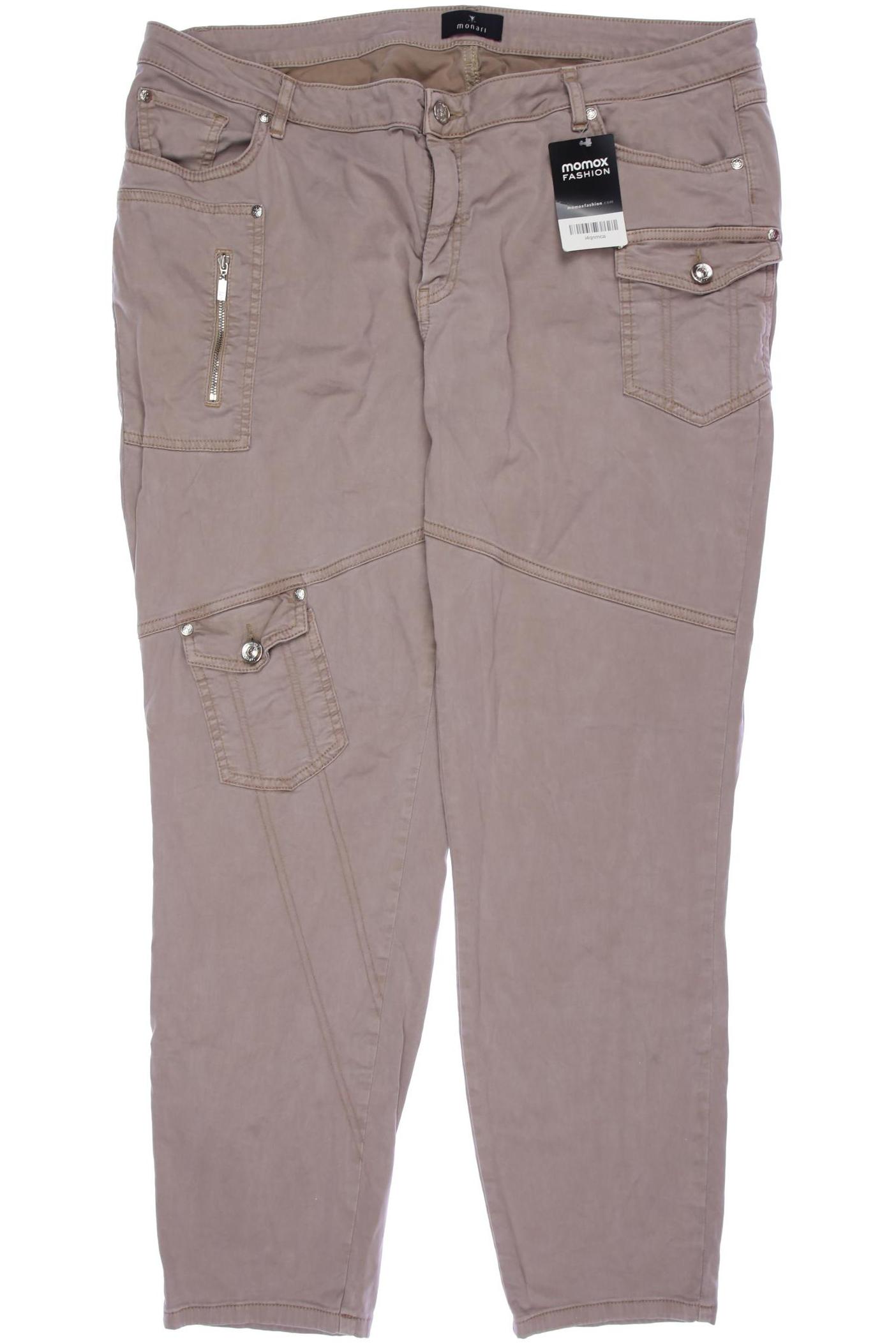 

monari Damen Stoffhose, beige, Gr. 46