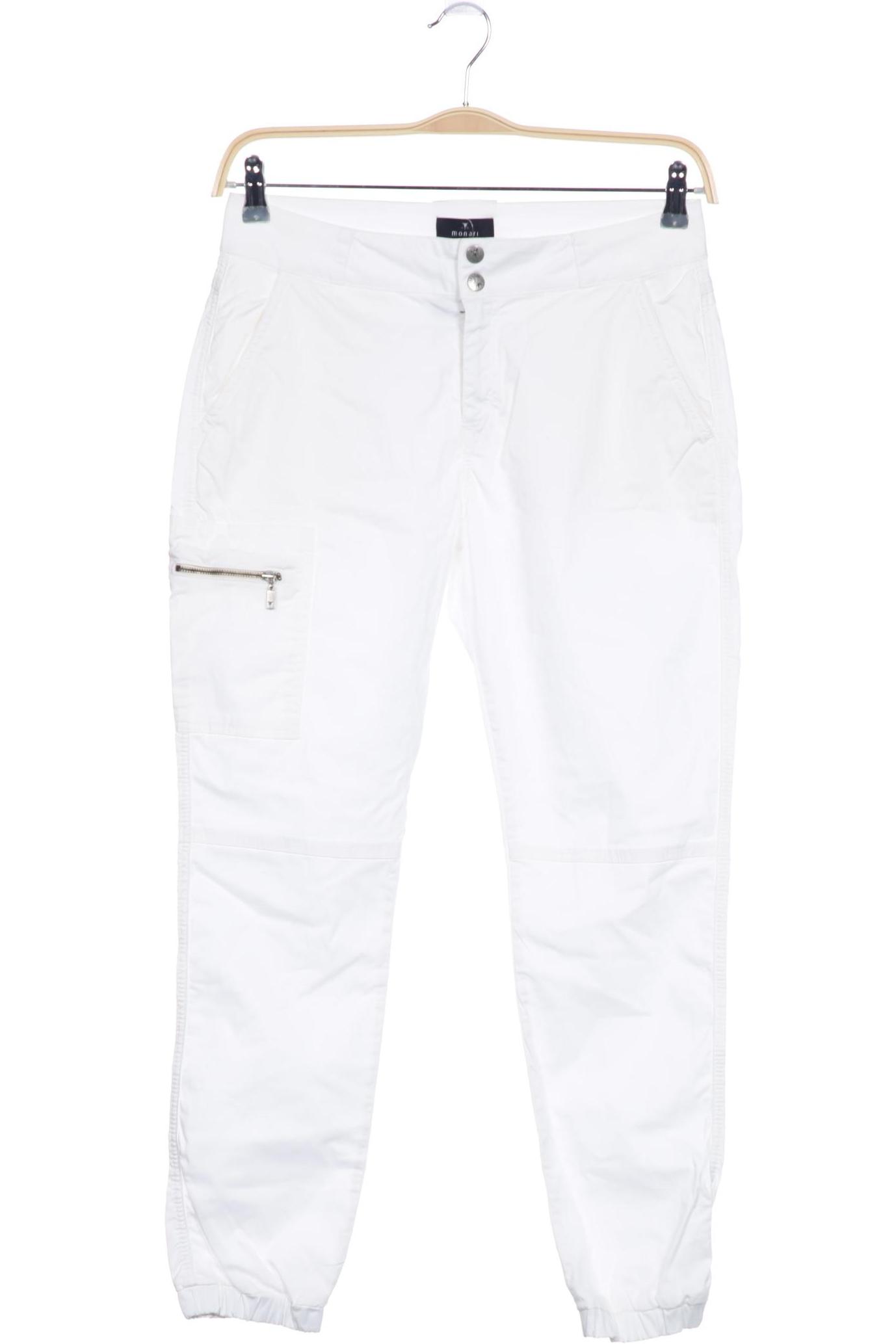 

monari Damen Stoffhose, weiß, Gr. 38