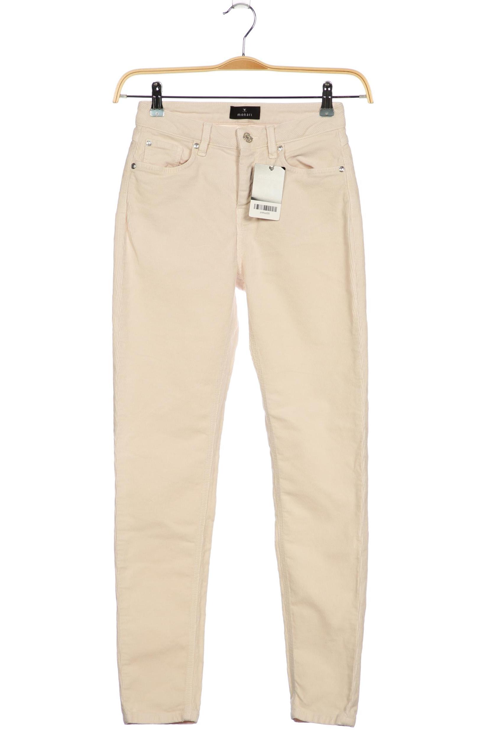 

monari Damen Stoffhose, cremeweiß, Gr. 34
