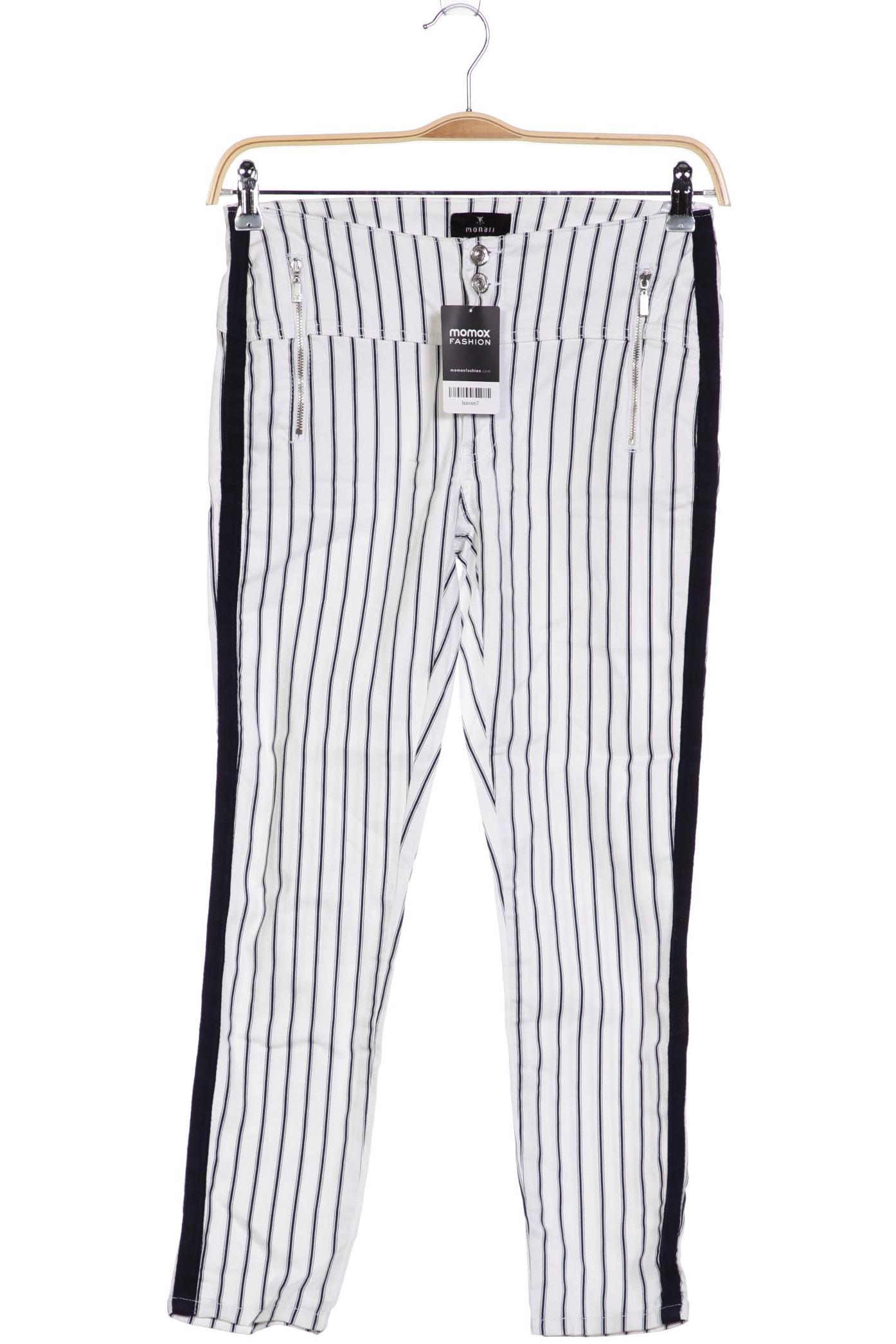 

monari Damen Stoffhose, weiß, Gr. 36