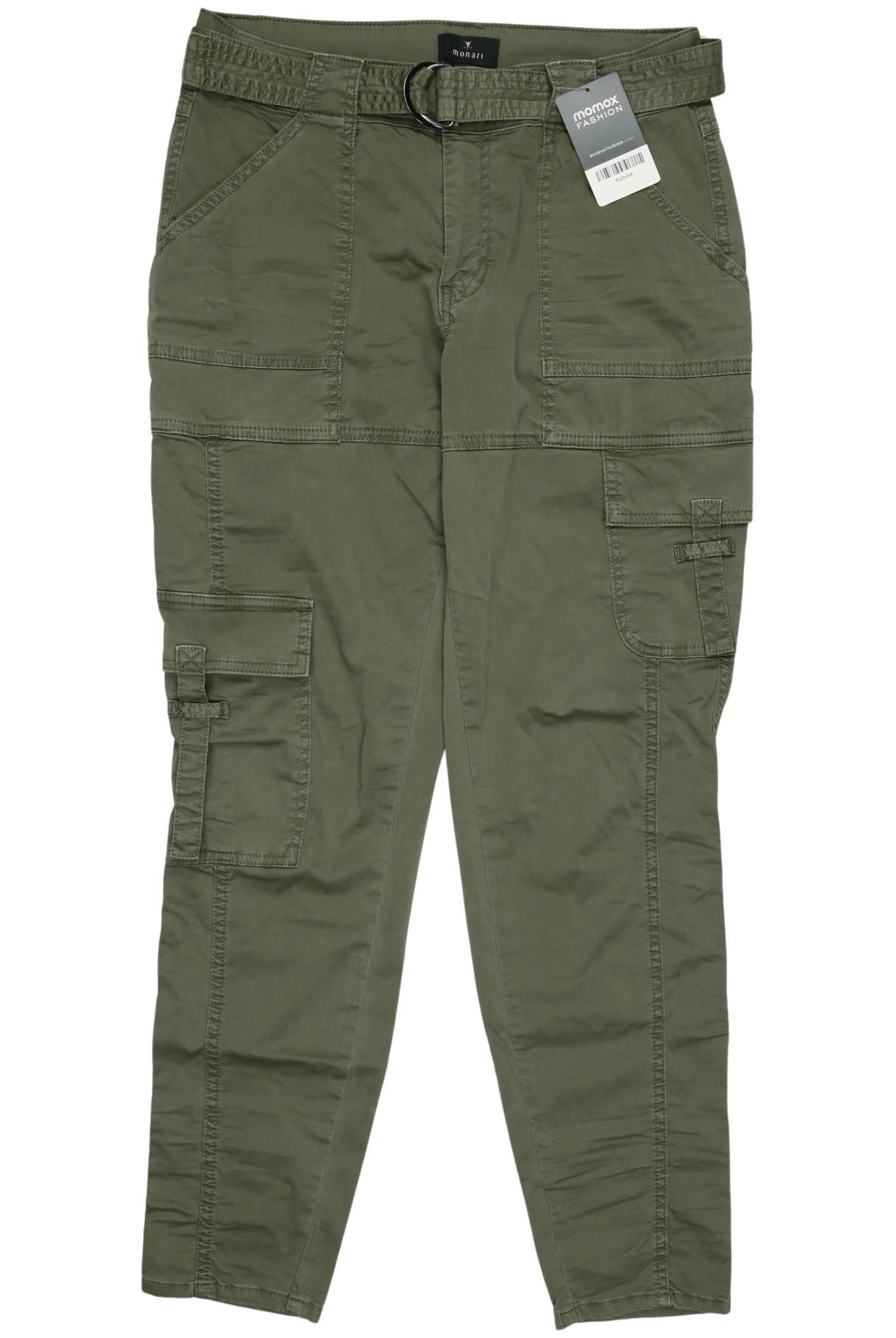 

monari Damen Stoffhose, grün, Gr. 36