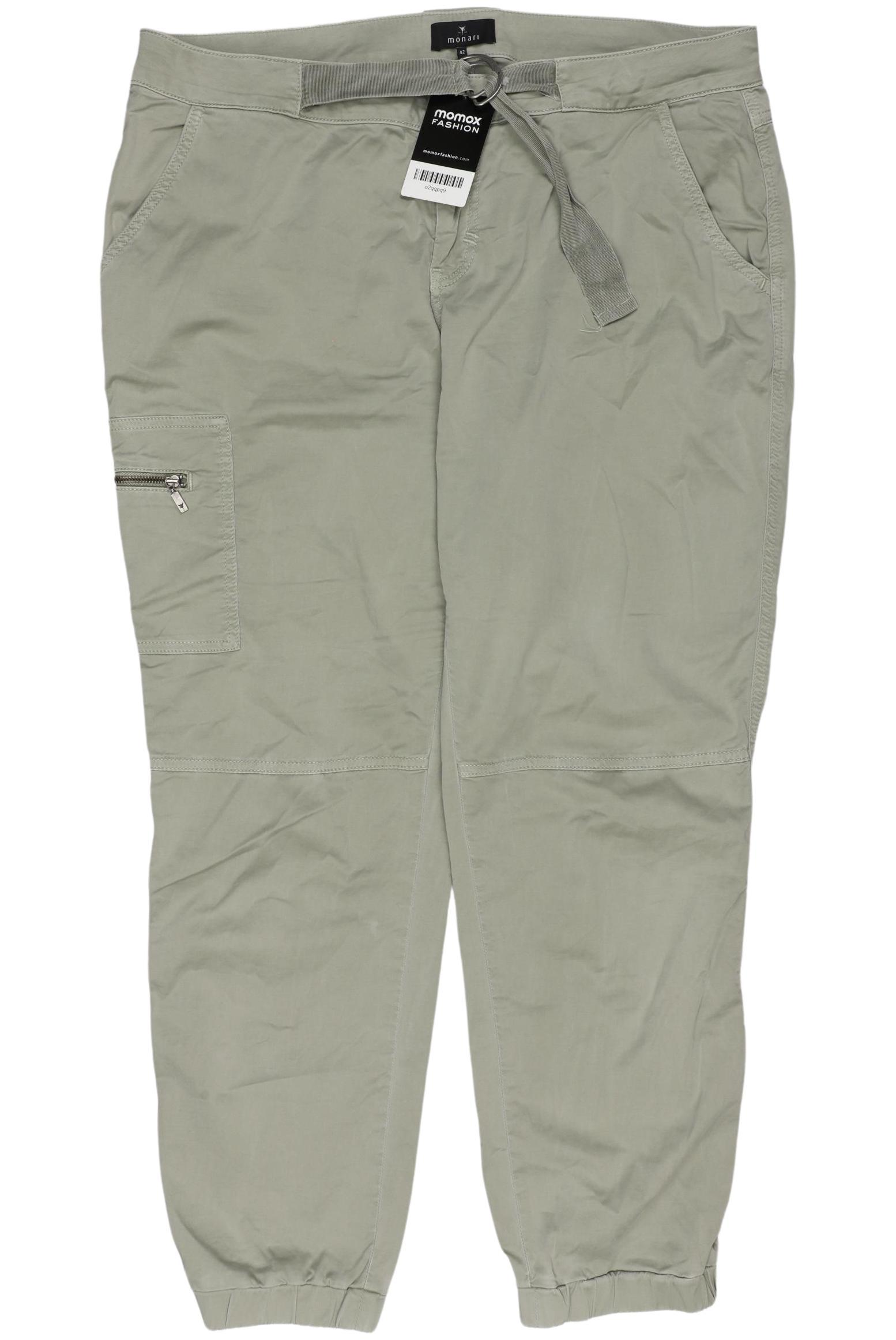 

monari Damen Stoffhose, grün, Gr. 42