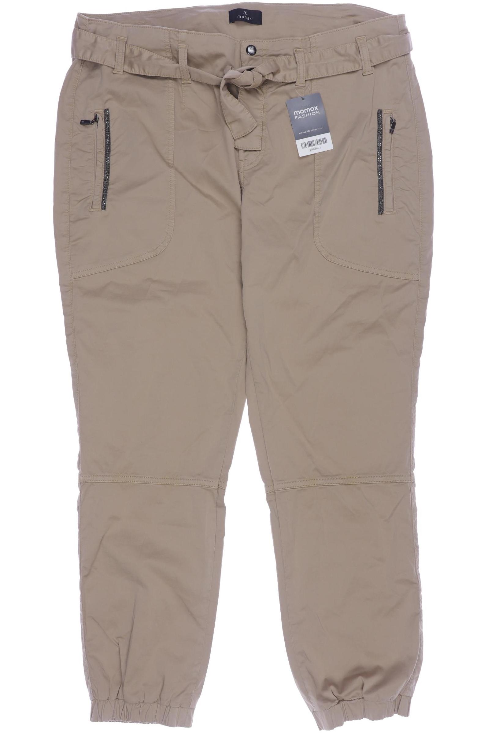 

monari Damen Stoffhose, beige, Gr. 38