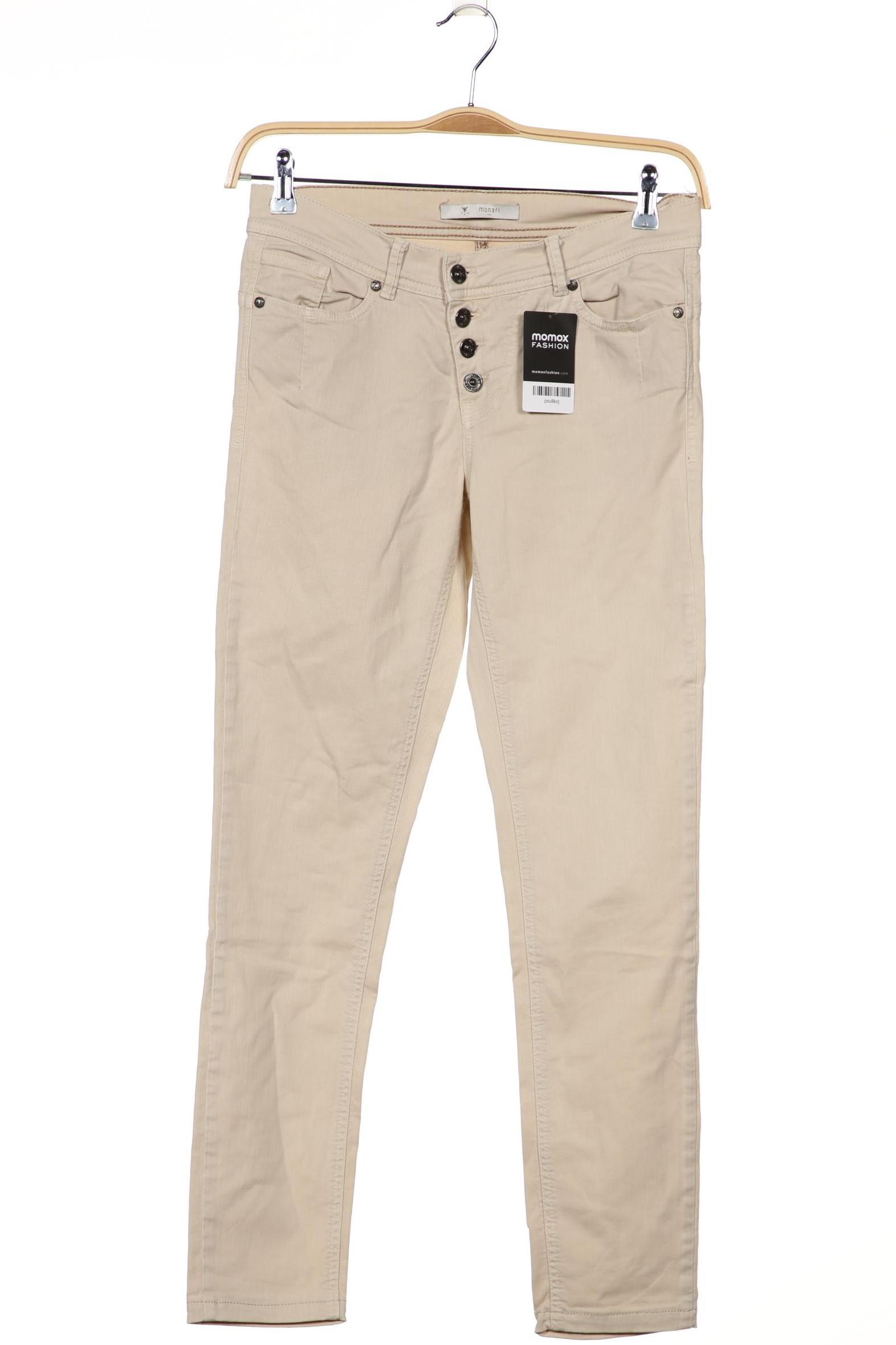

monari Damen Stoffhose, beige, Gr. 36