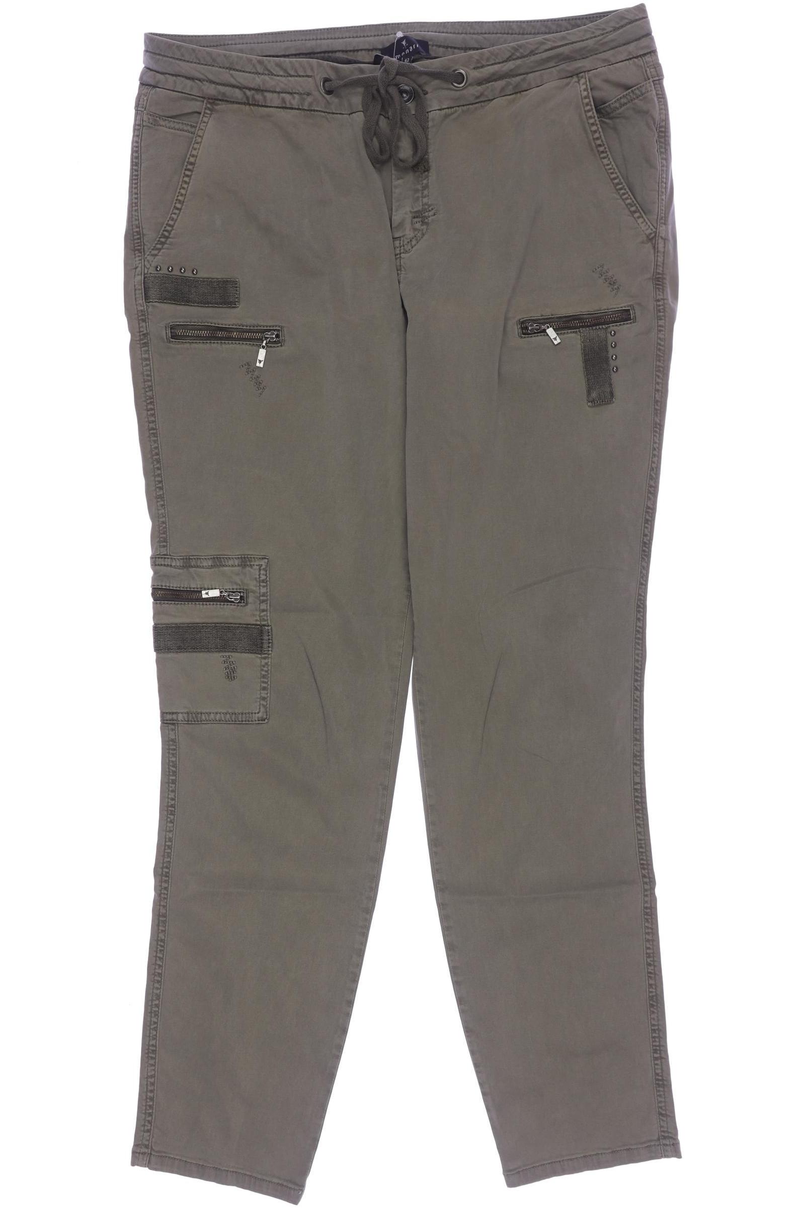 

monari Damen Stoffhose, grün, Gr. 42