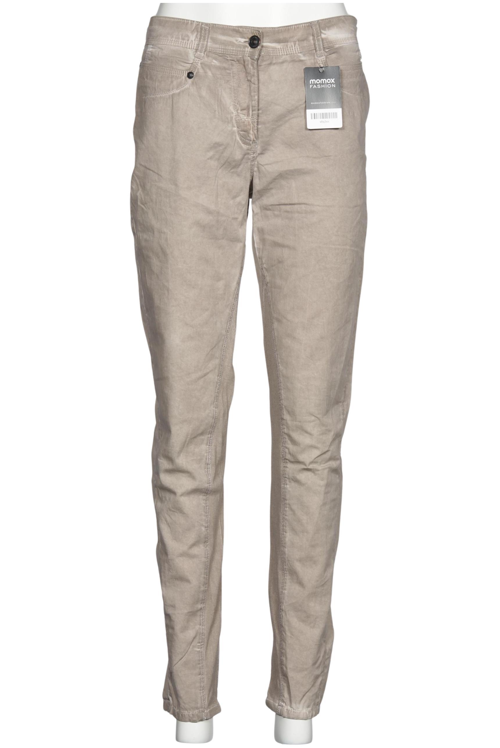 

monari Damen Stoffhose, beige, Gr. 40