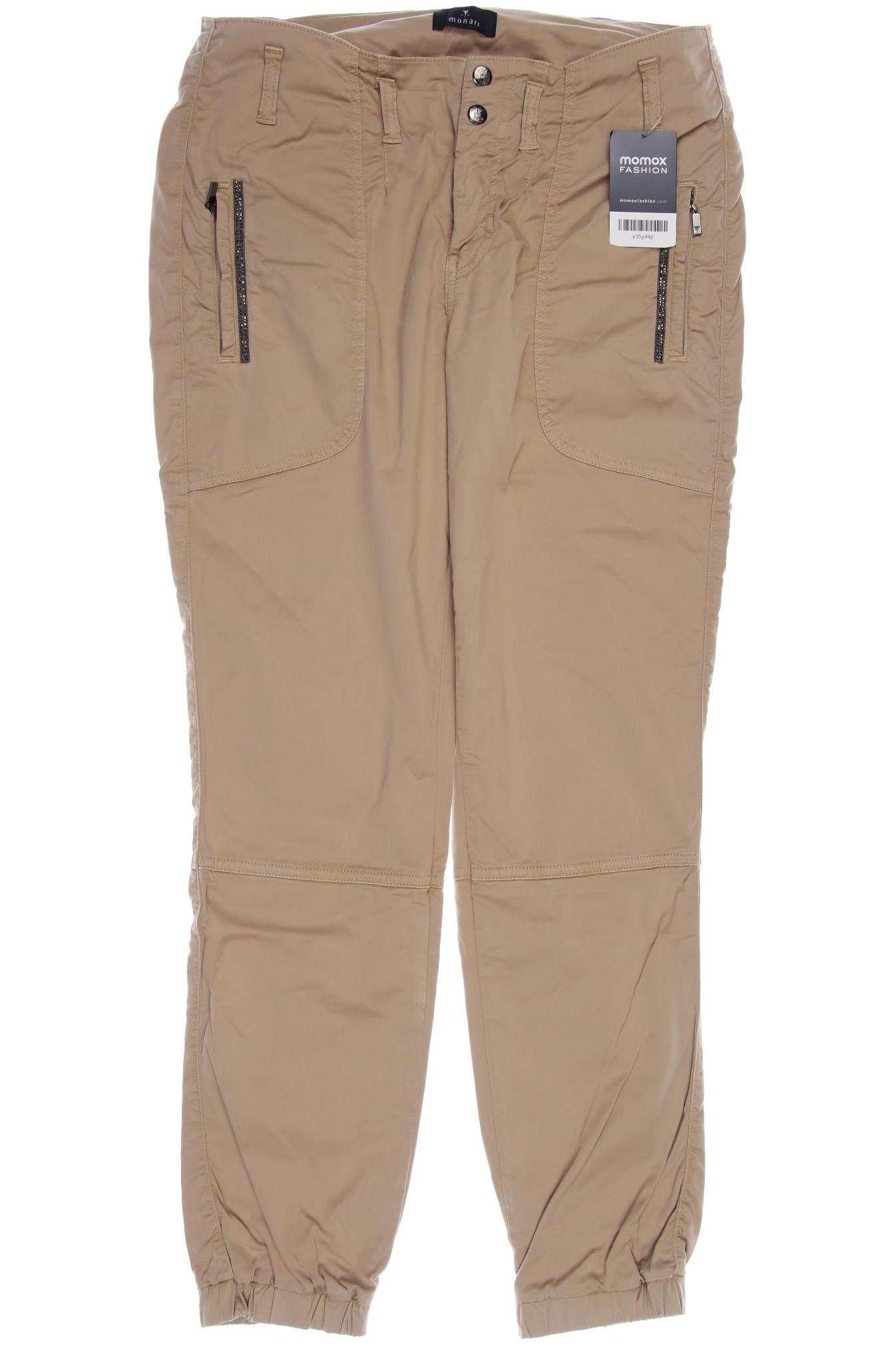

monari Damen Stoffhose, beige, Gr. 38