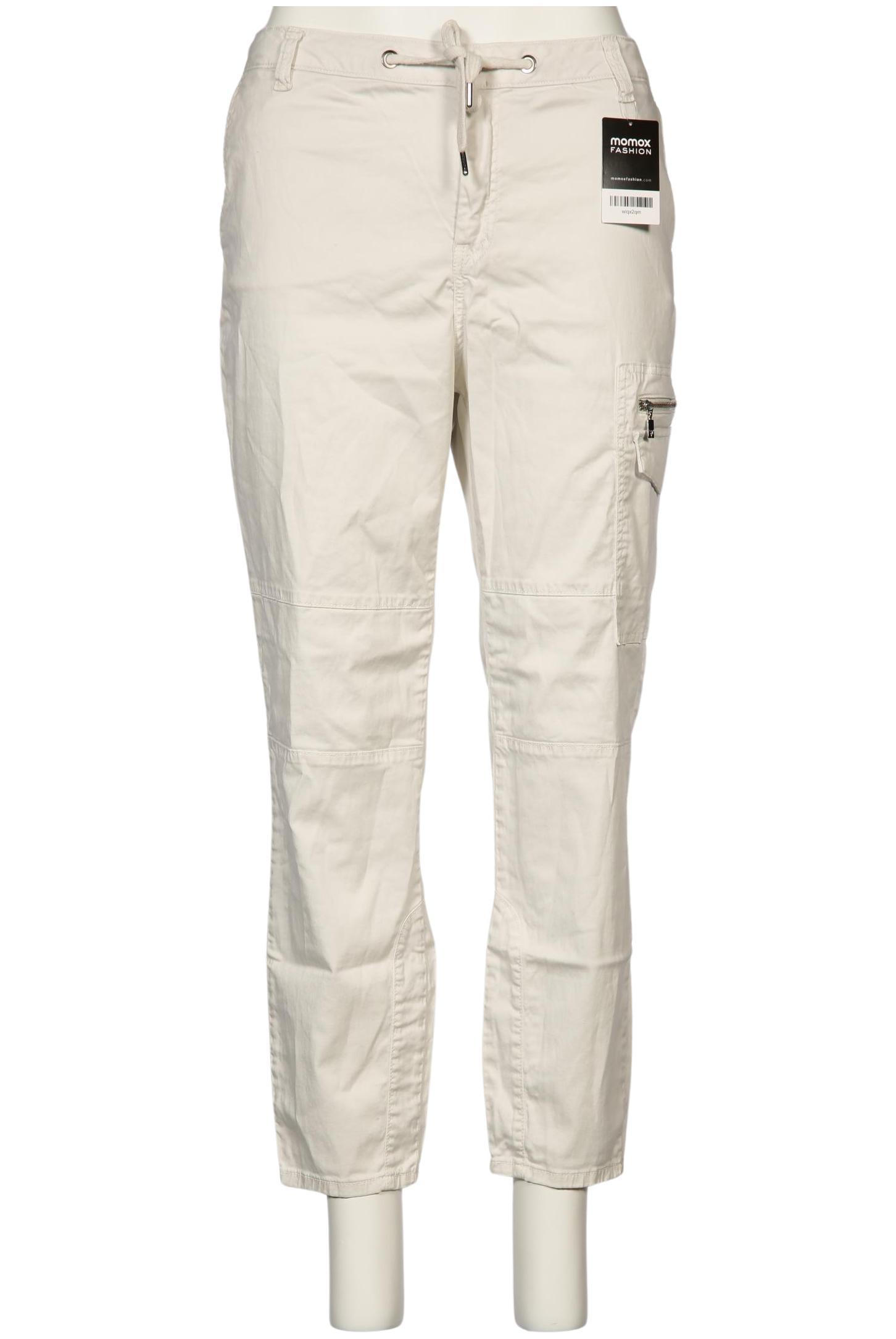 

monari Damen Stoffhose, cremeweiß, Gr. 35