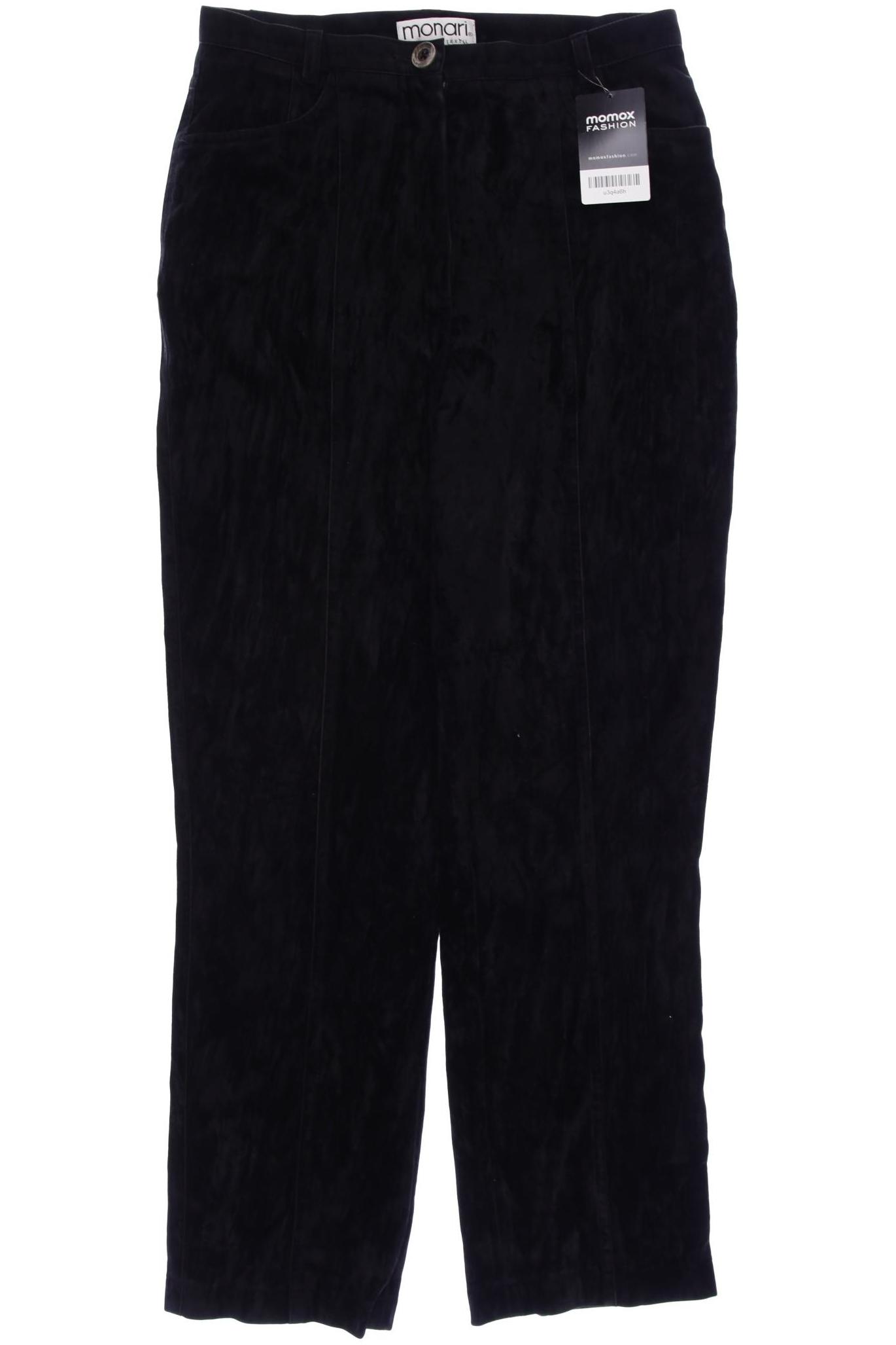 

monari Damen Stoffhose, schwarz, Gr. 38