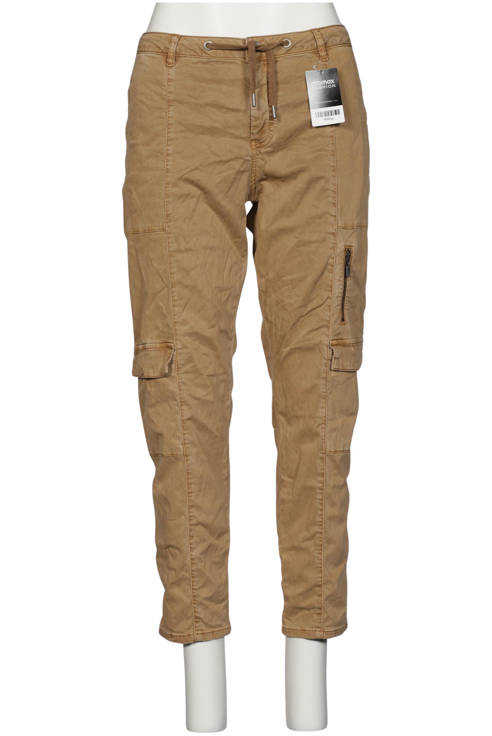 

monari Damen Stoffhose, beige, Gr. 44