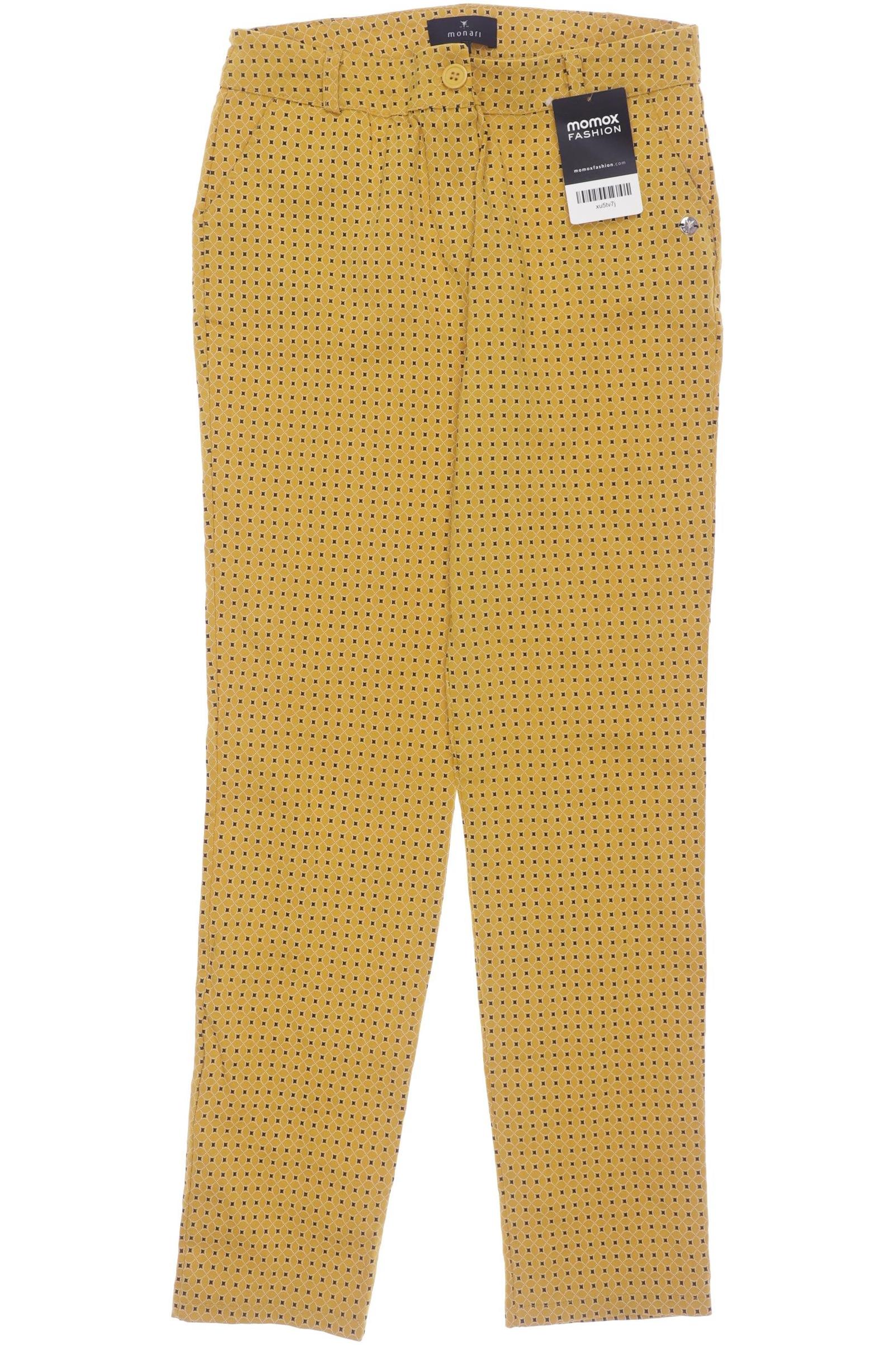 

monari Damen Stoffhose, gelb, Gr. 40