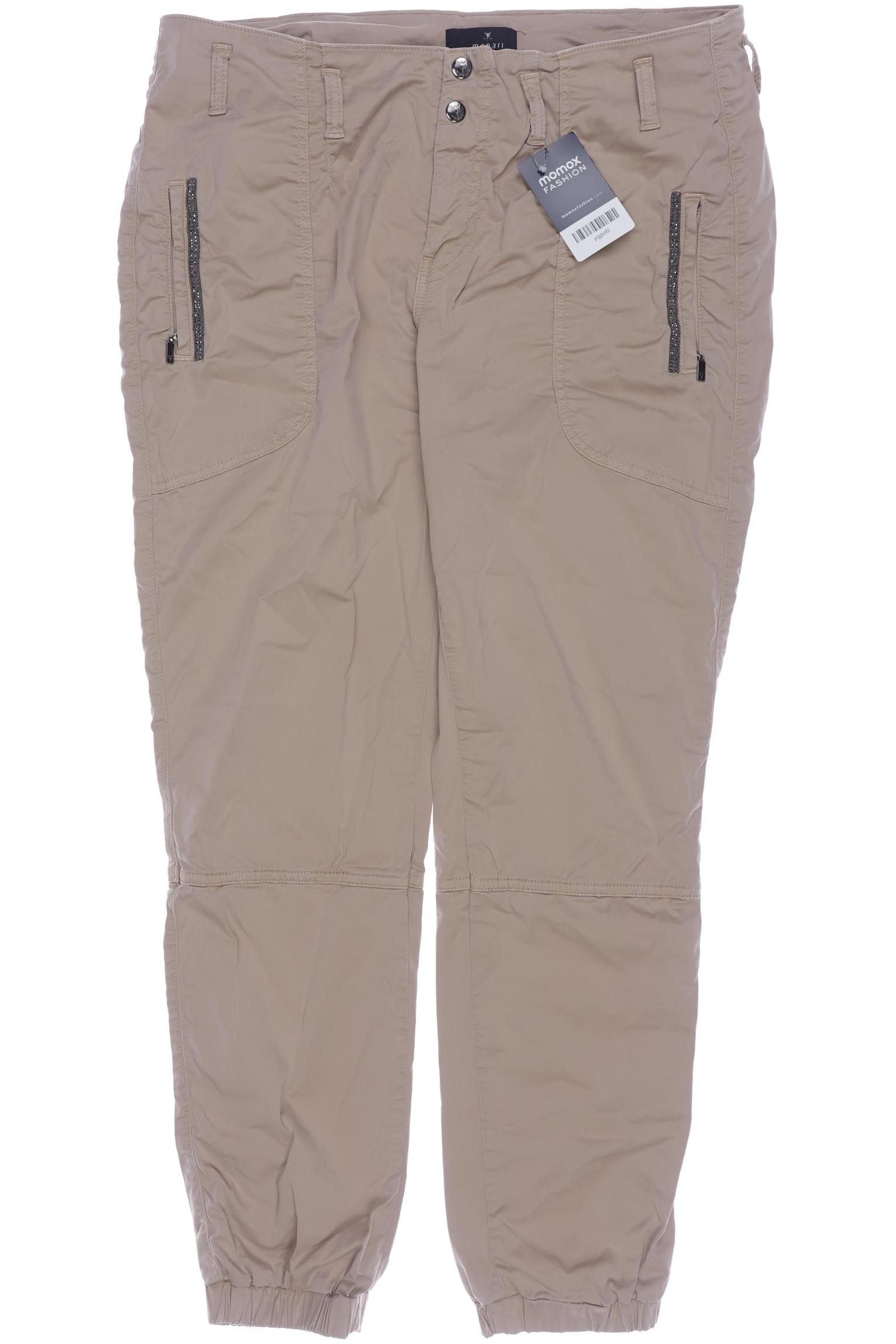 

monari Damen Stoffhose, beige, Gr. 42