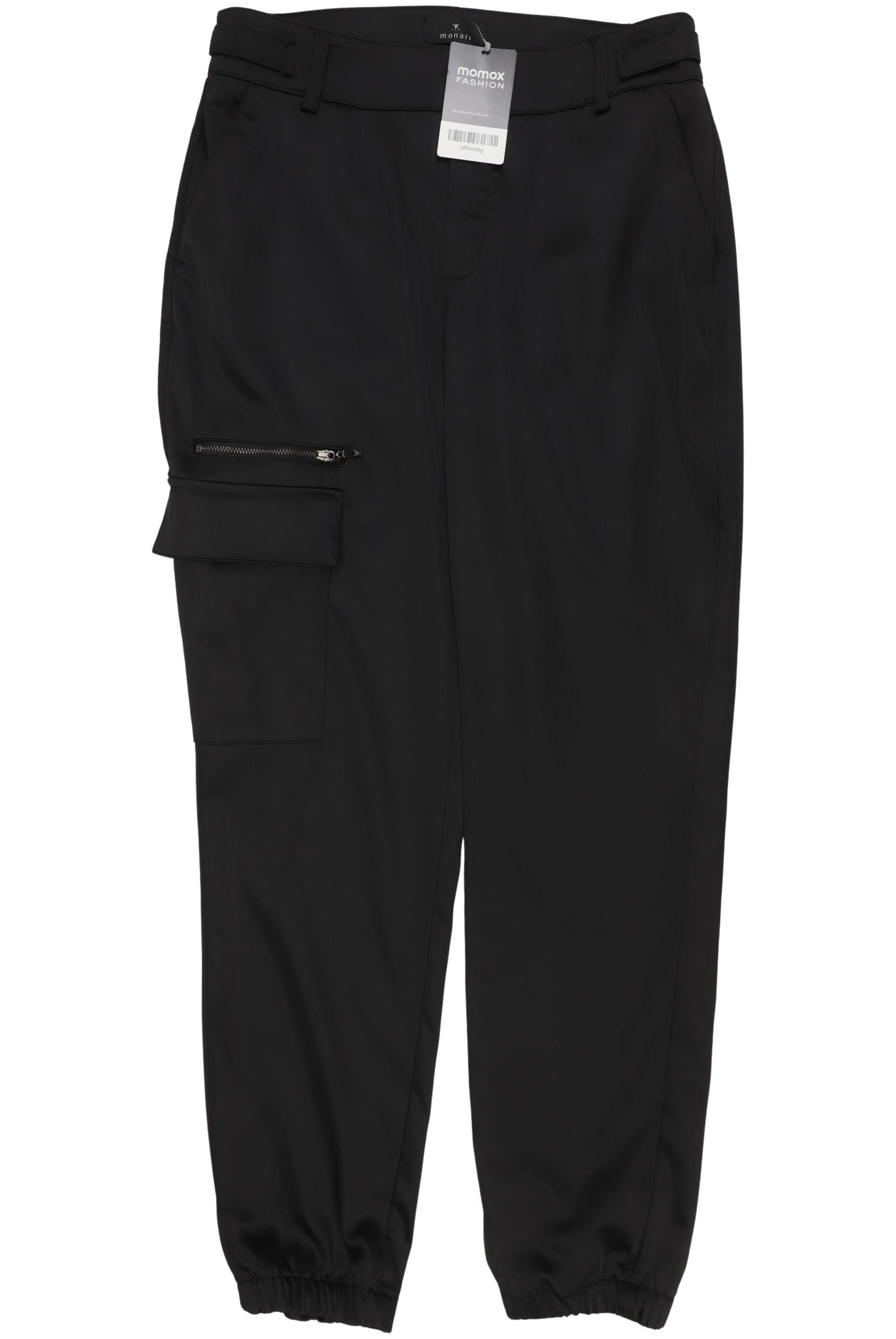 

monari Damen Stoffhose, schwarz, Gr. 36