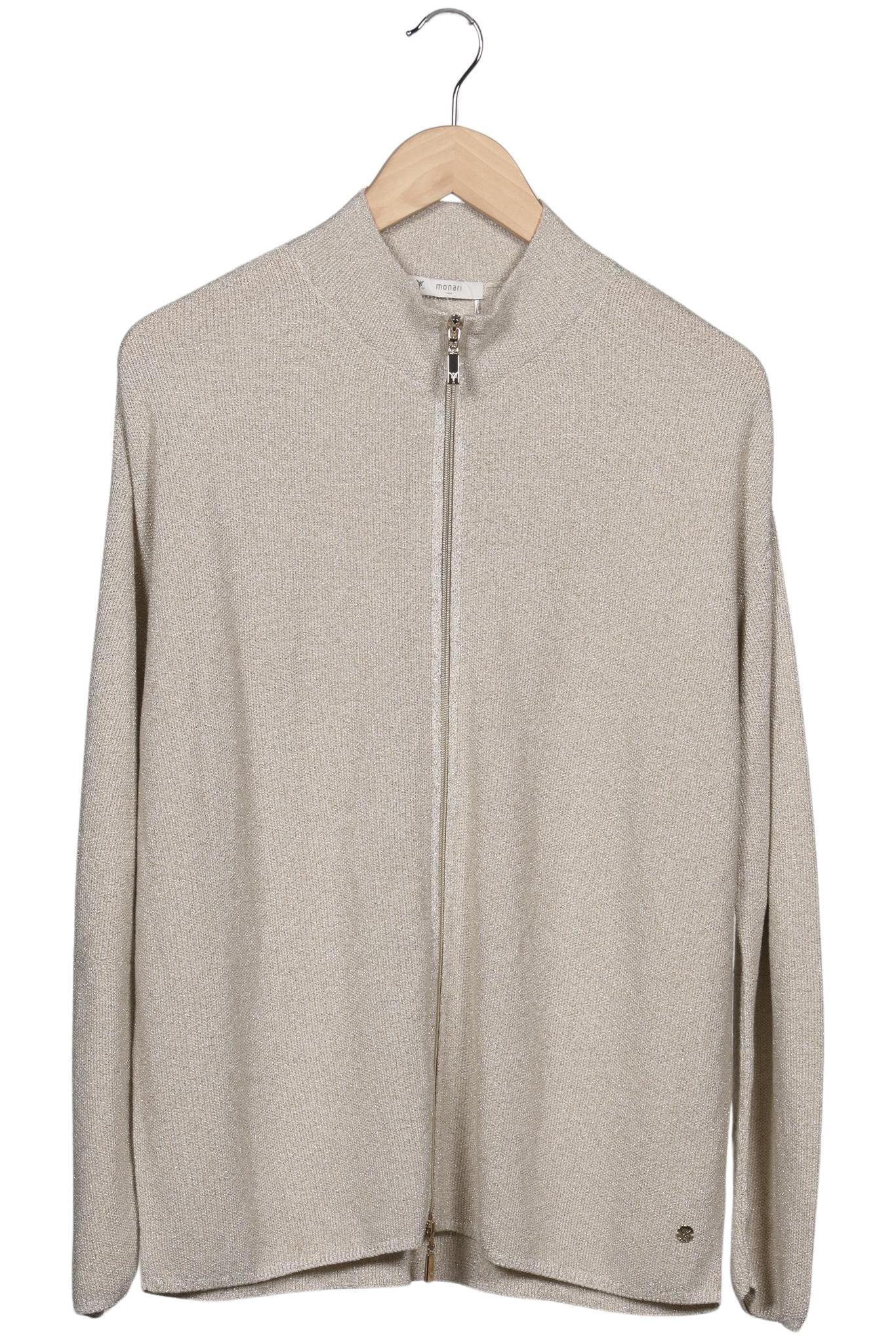 

monari Damen Strickjacke, beige, Gr. 44