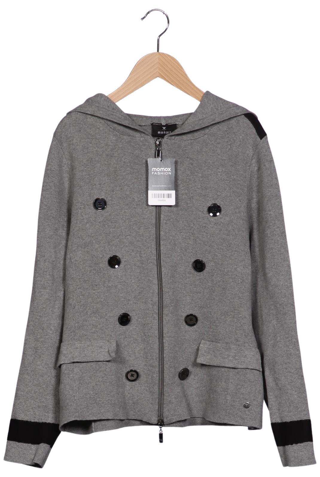 

monari Damen Strickjacke, grau, Gr. 42