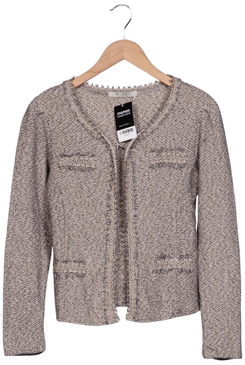 

monari Damen Strickjacke, beige, Gr. 38