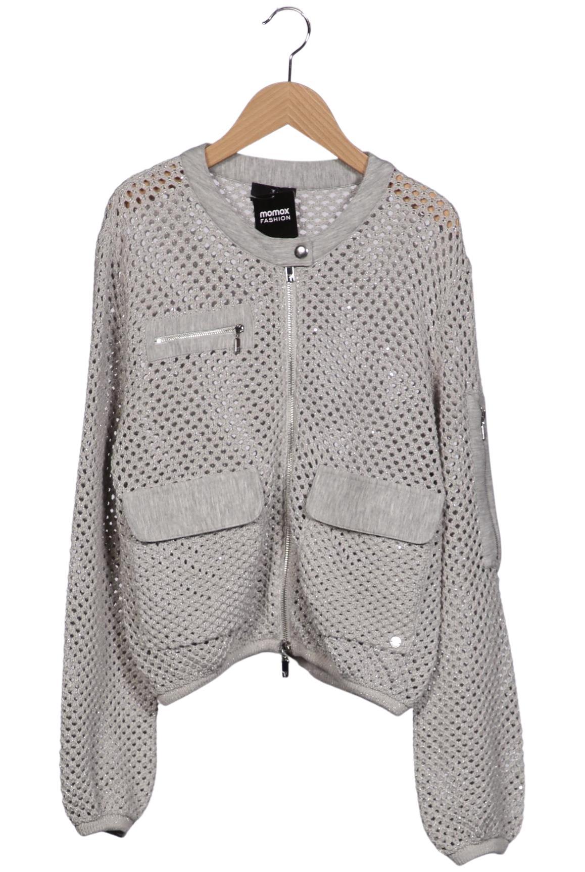 

monari Damen Strickjacke, grau, Gr. 36