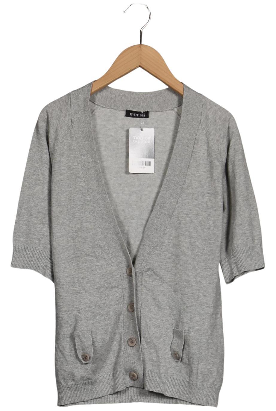 

monari Damen Strickjacke, grau, Gr. 38