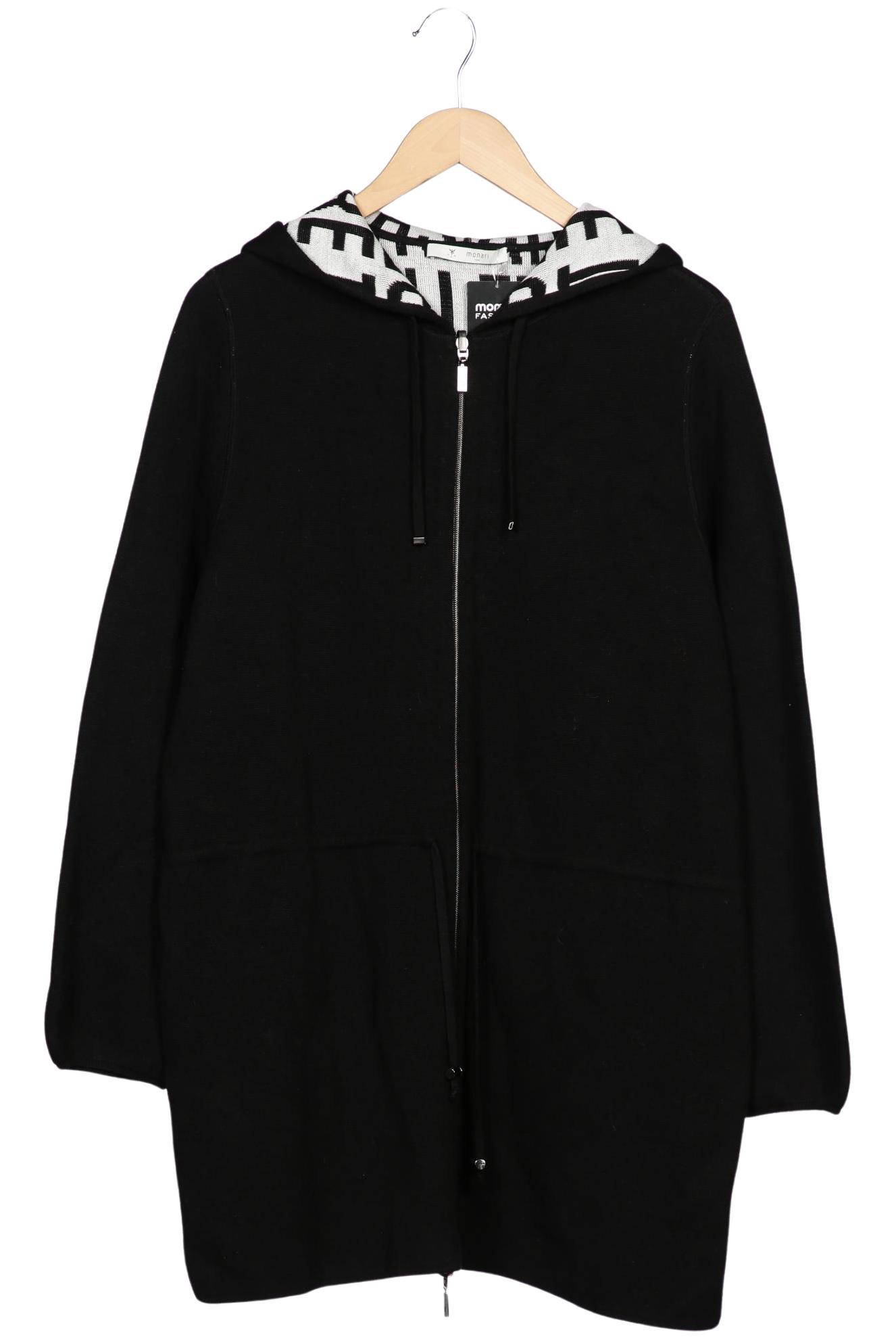 

monari Damen Strickjacke, schwarz, Gr. 44