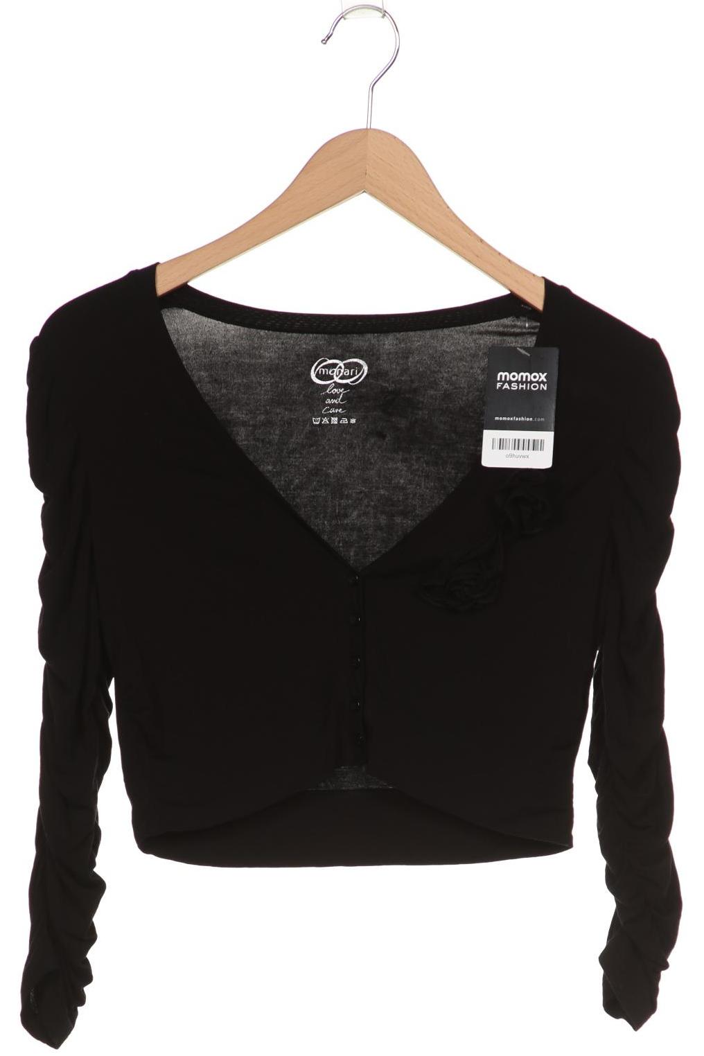 

monari Damen Strickjacke, schwarz, Gr. 36