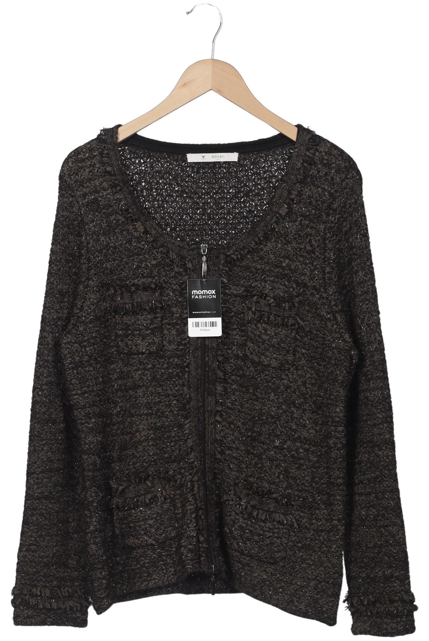

monari Damen Strickjacke, braun, Gr. 44