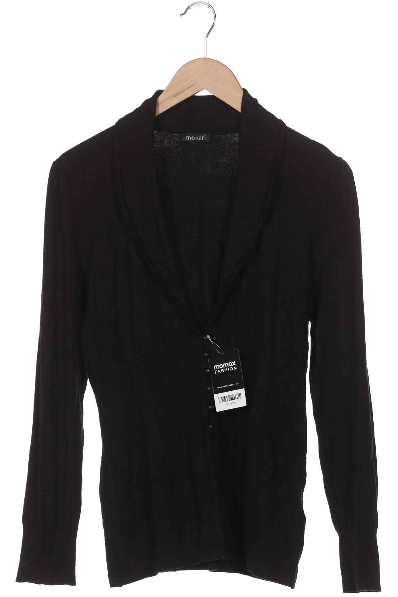 

monari Damen Strickjacke, schwarz, Gr. 42
