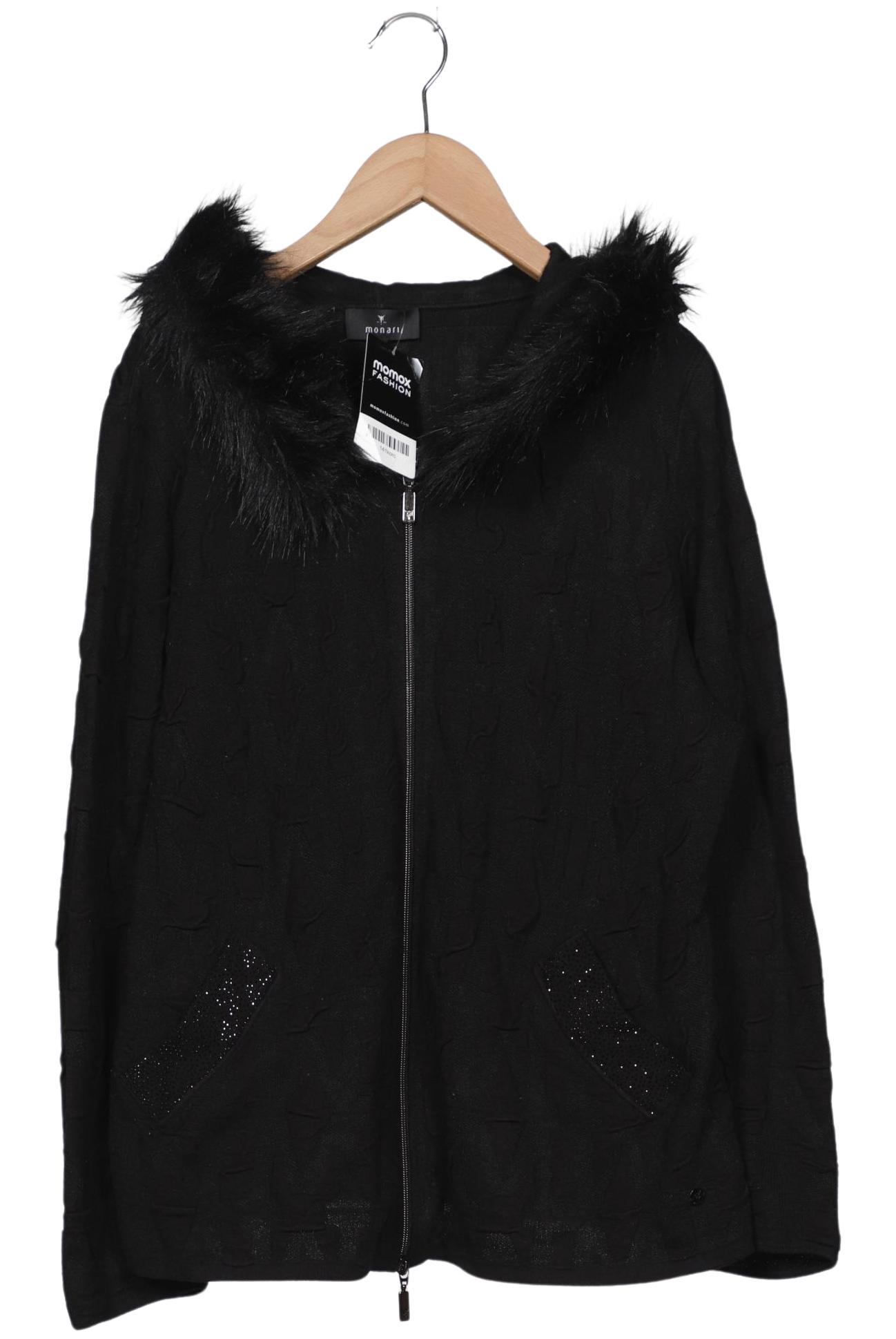 

monari Damen Strickjacke, schwarz, Gr. 42