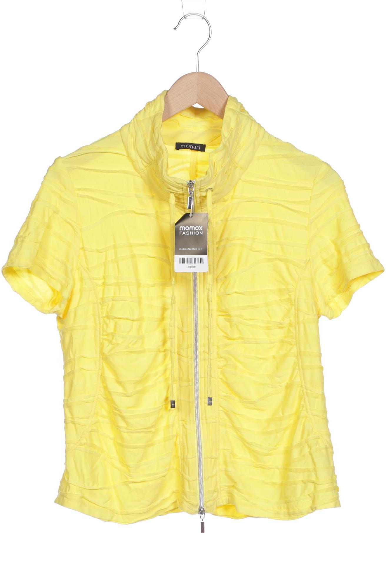 

monari Damen Strickjacke, gelb, Gr. 44