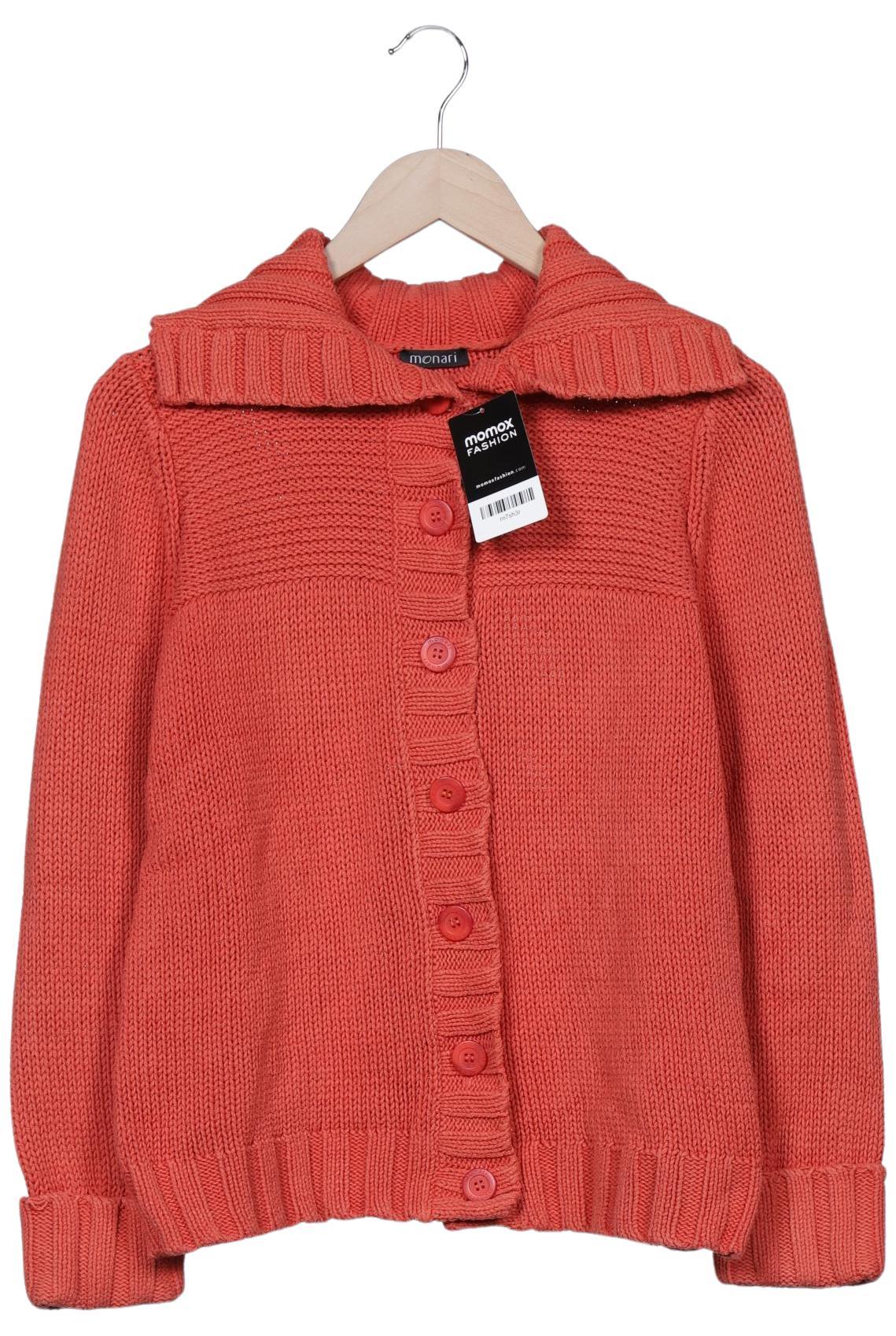 

monari Damen Strickjacke, orange, Gr. 44