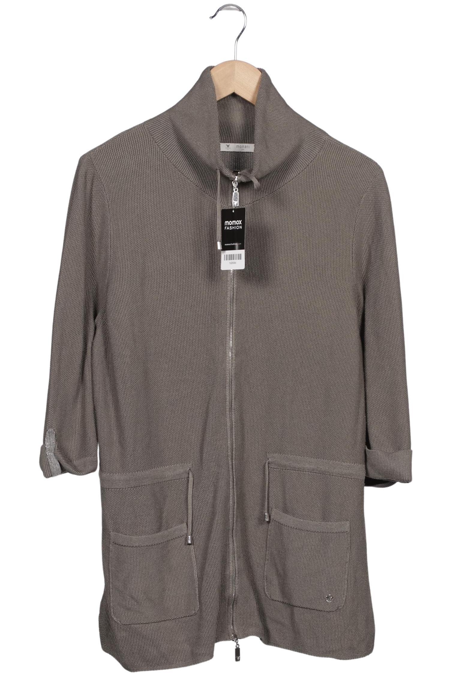 

monari Damen Strickjacke, grau, Gr. 44