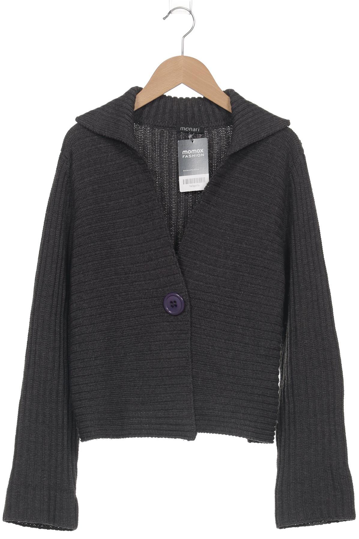 

monari Damen Strickjacke, grau, Gr. 38