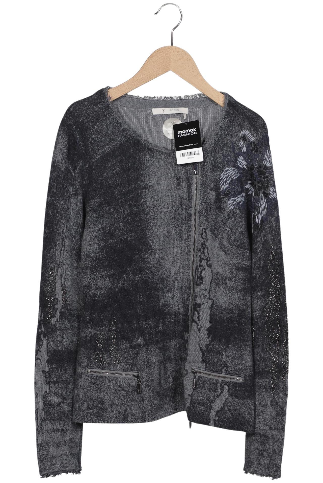 

monari Damen Strickjacke, grau, Gr. 38