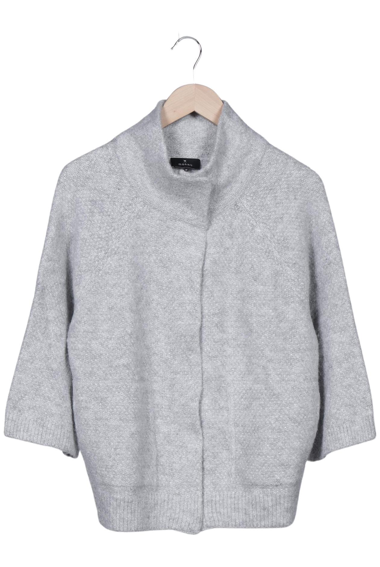 

monari Damen Strickjacke, grau, Gr. 36