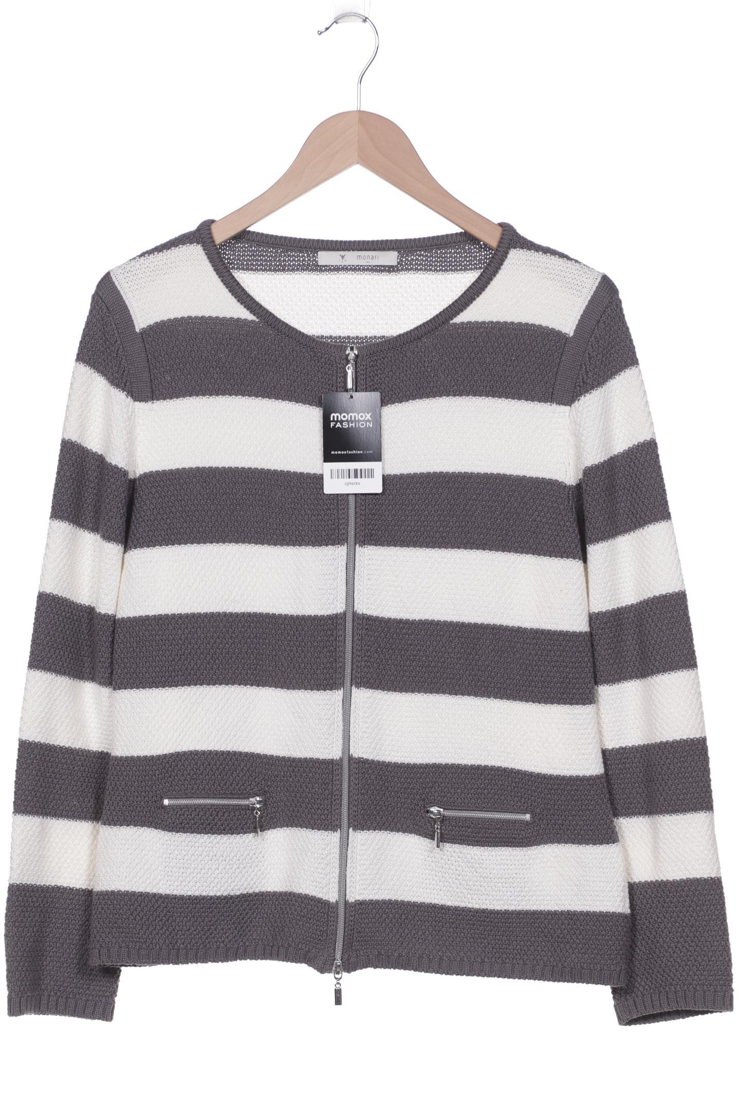 

monari Damen Strickjacke, grau, Gr. 42