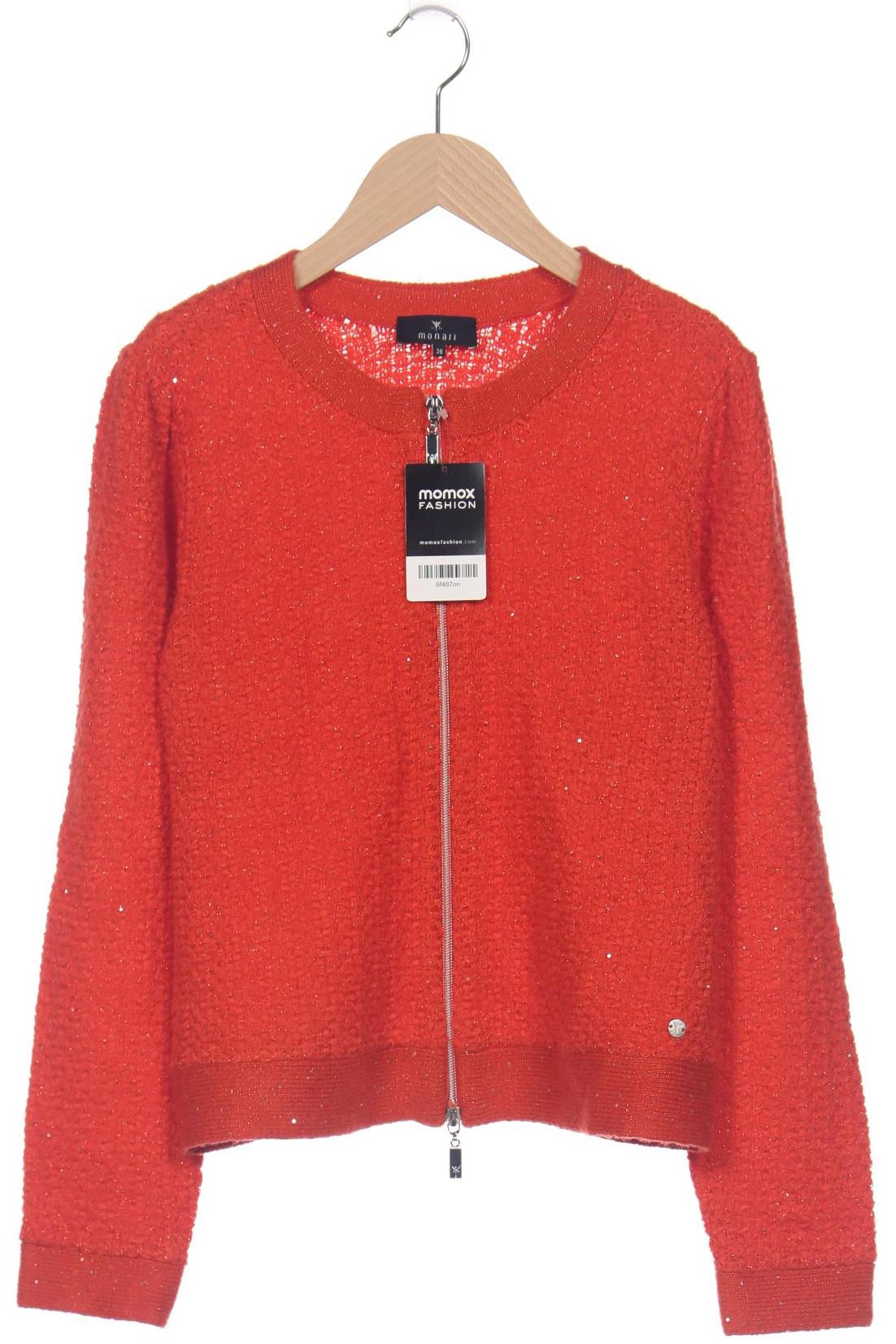 

monari Damen Strickjacke, orange, Gr. 38