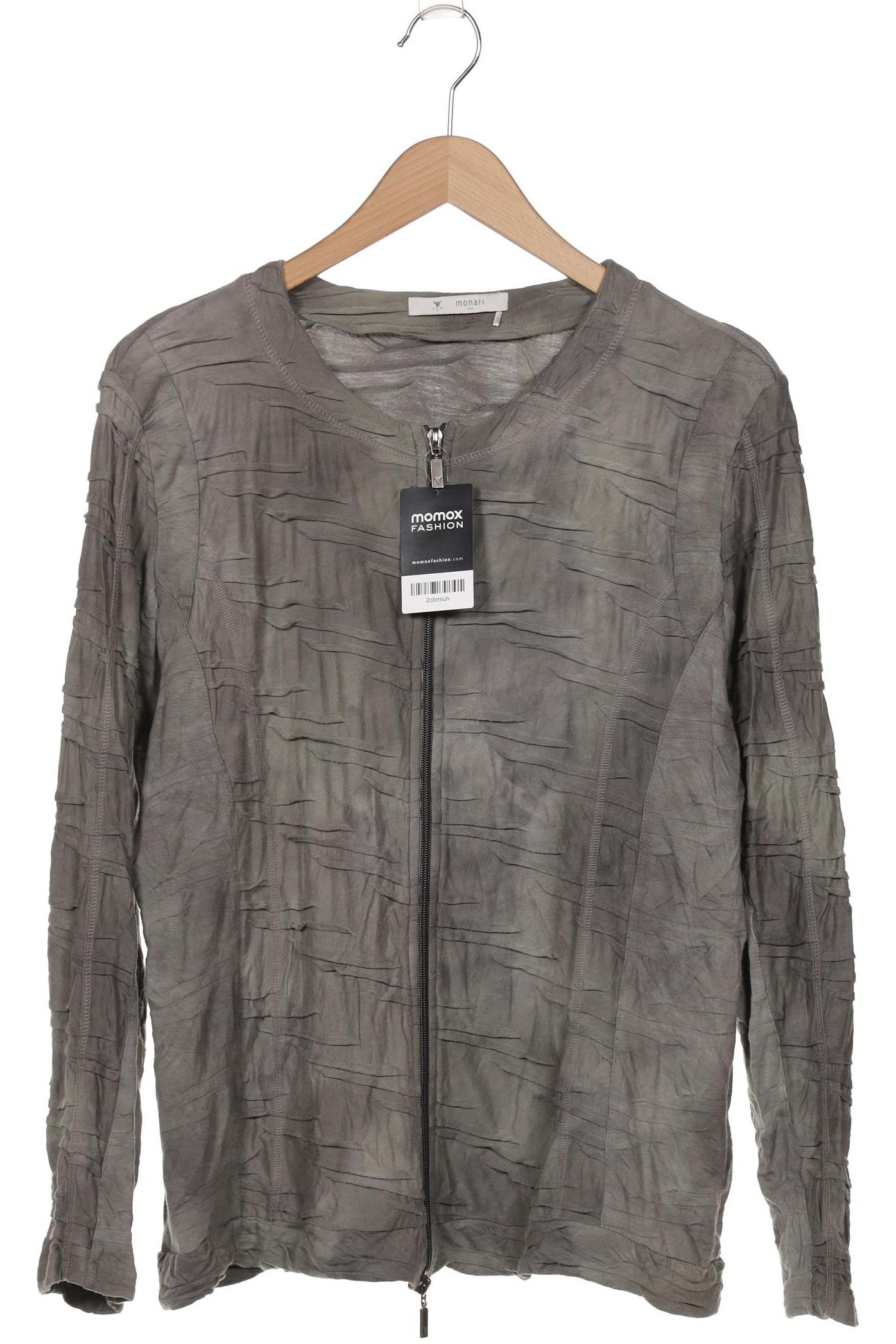 

monari Damen Strickjacke, grau, Gr. 48