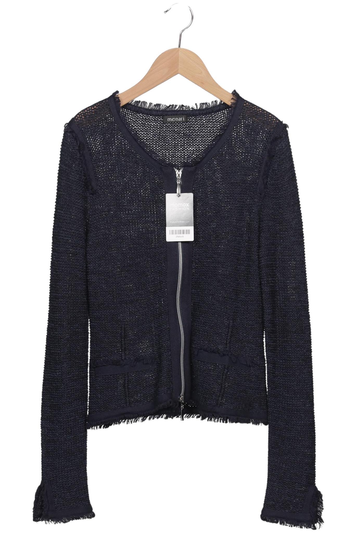 

monari Damen Strickjacke, marineblau, Gr. 38