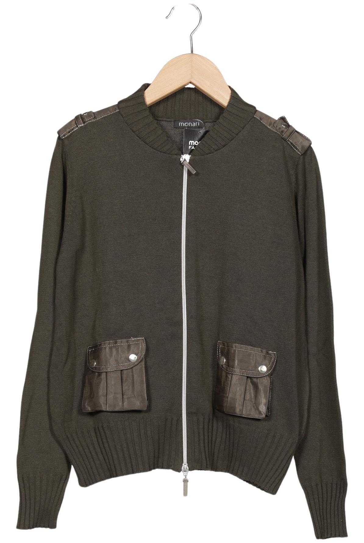 

monari Damen Strickjacke, grün, Gr. 36